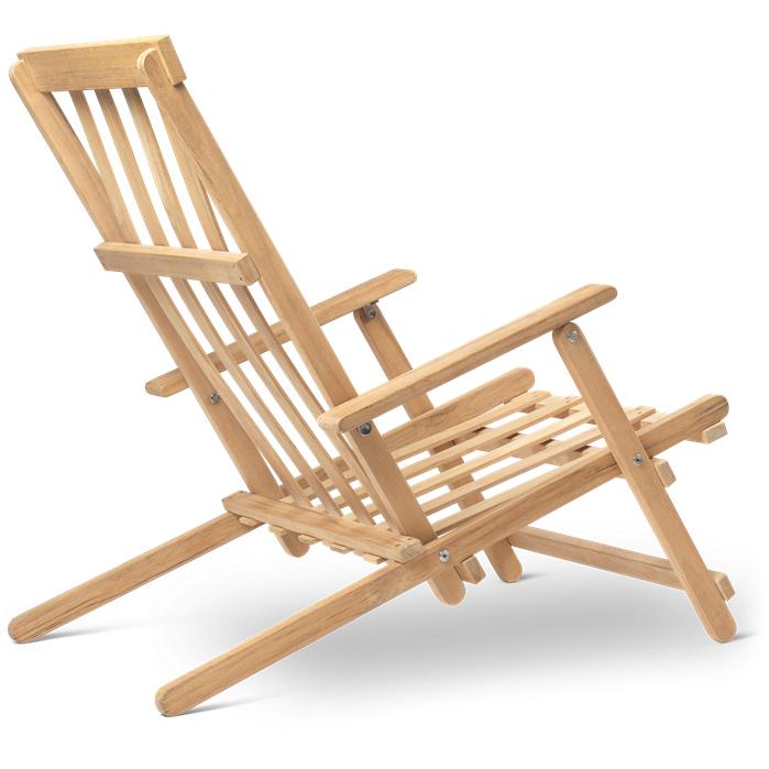 Carl Hansen BM5568 Dekstoel, teak onbehandeld