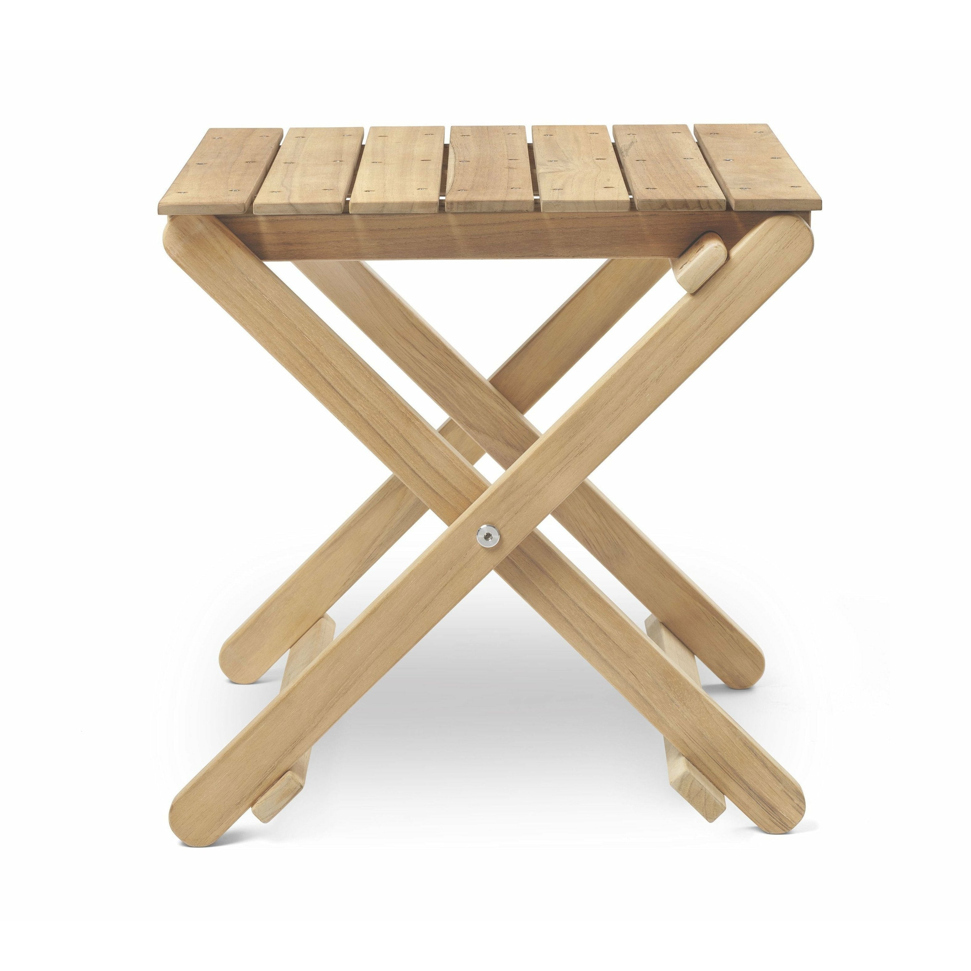 [product_category]-Carl Hansen Bm5868 Side Table, Untreated Teak-Carl Hansen-5714413329041-BM5868-090-105-CAR-1