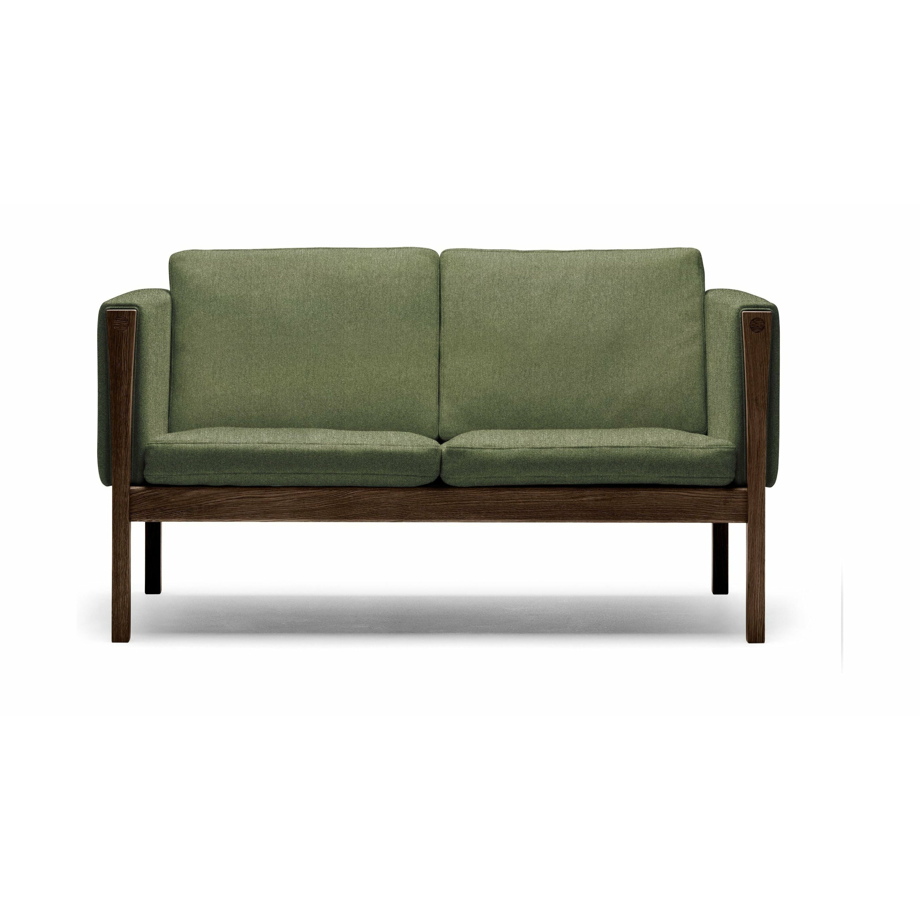 [product_category]-Carl Hansen Ch162 2 Seater Sofa Oak Smoke Oil, Canvas 974-Carl Hansen-CH162-oak-smoked-canvas974-CAR-1