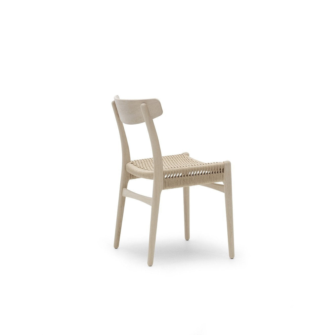 Chaise Carl Hansen CH23, chêne savonned / cordon naturel