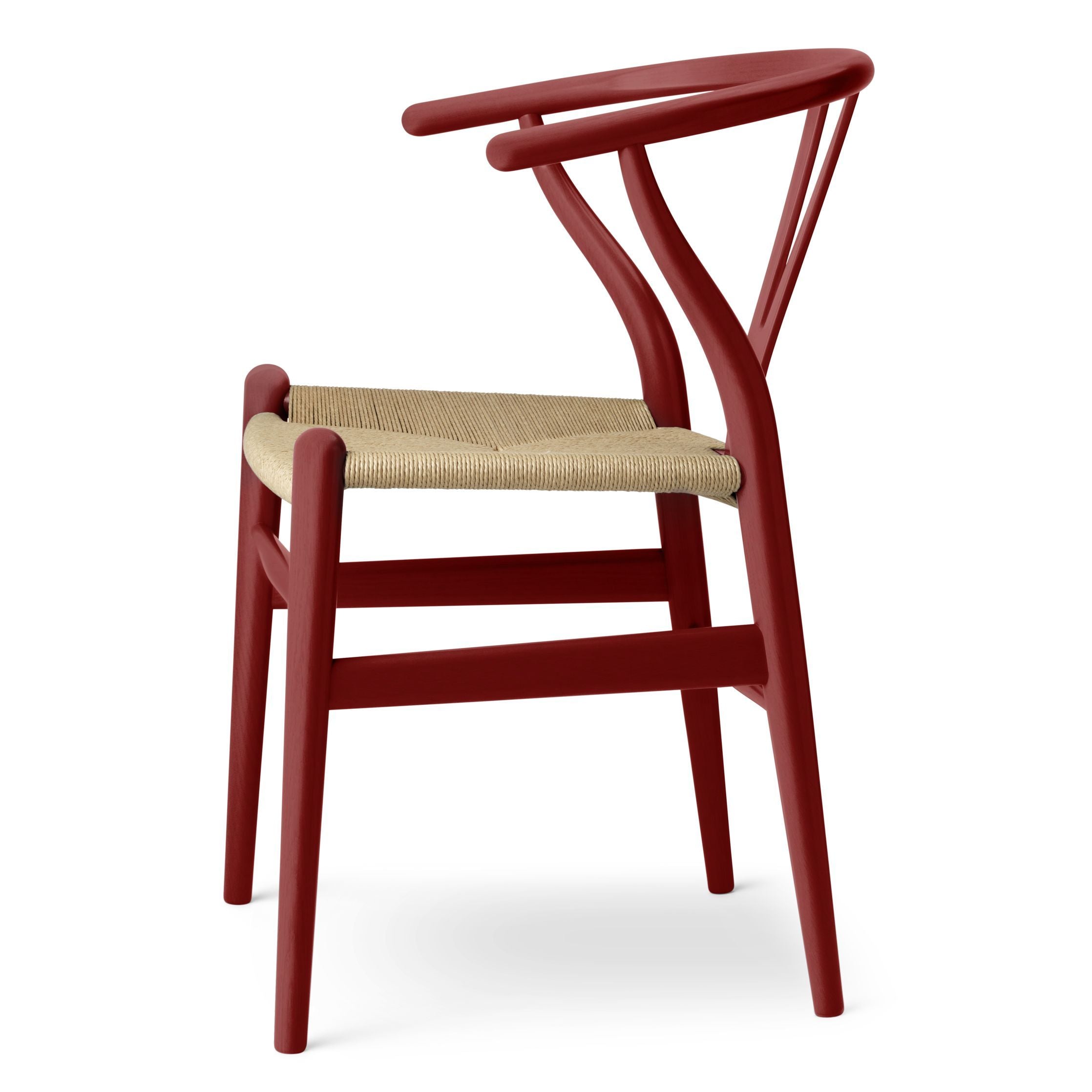 Carl Hansen CH24 Wishbone Chair Oak, Falu Rot/Naturkabel