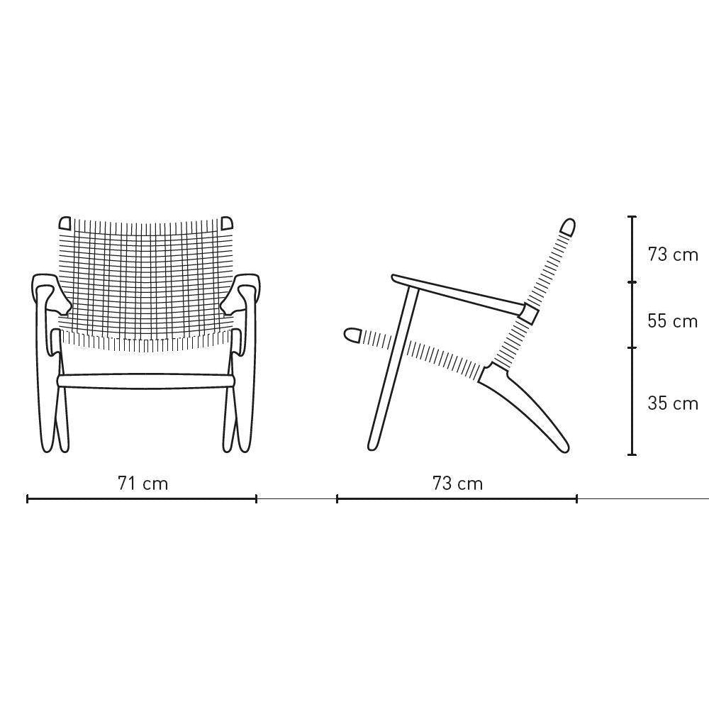 [product_category]-Carl Hansen Ch25 Lounge Chair, Black Oak/Natural-Carl Hansen-CH25-natural-blackoak-CAR-5