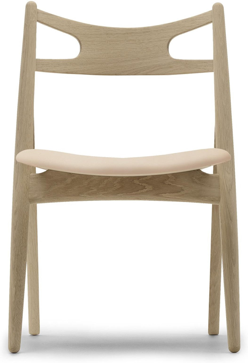 [product_category]-Carl Hansen Ch29 P Chair, Oiled Oak/Beige Leather-Carl Hansen-5714413495692-ch29p-beige-oiledoak-sif90-CAR-1