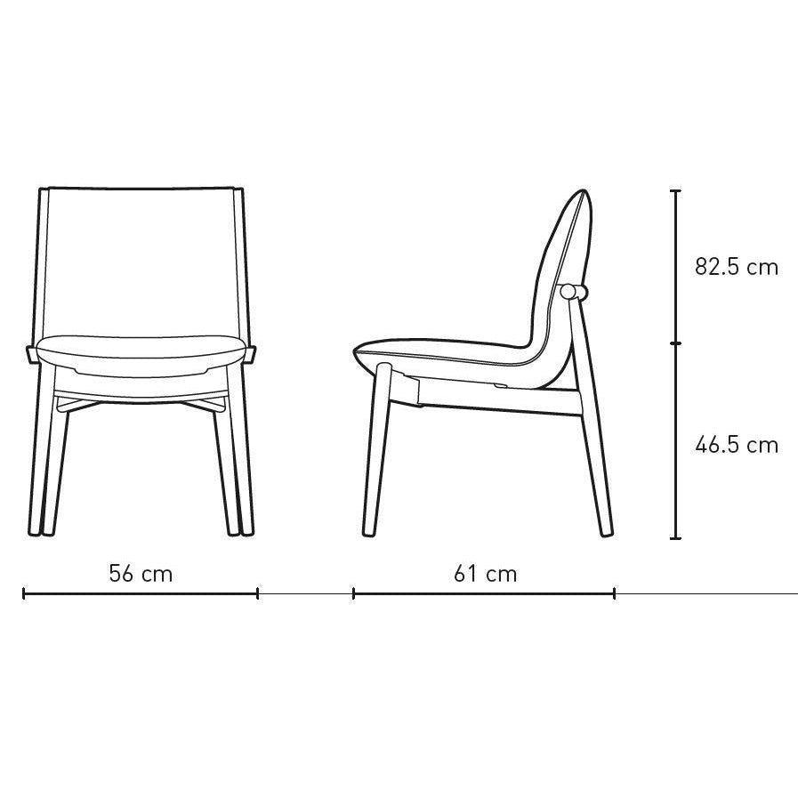 Silla de abrazo de Carl Hansen E004, roble blanco engrasado, tela azul claro