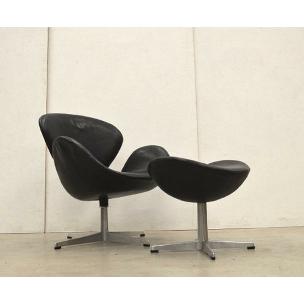 Carl Hansen Muestras de piel de cabra, negro