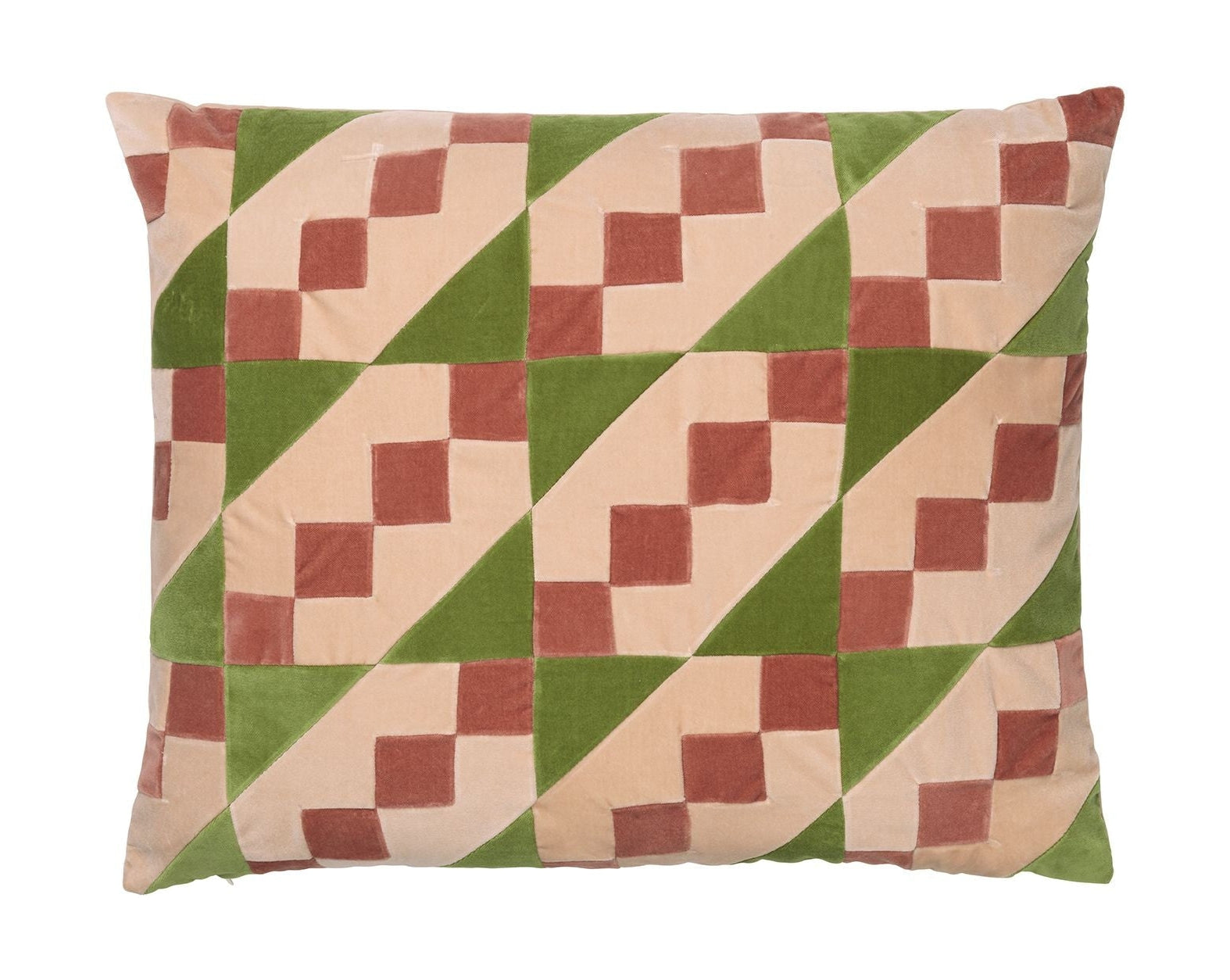 Christina Lundsteen Addison Cushion 50x60 cm, hojas/rubor/yeso