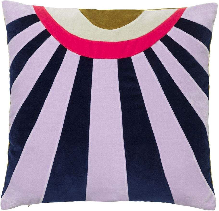 Christina Lundsteen Hazel Cushion 40x40 Cm, Lavender/Dark Blue