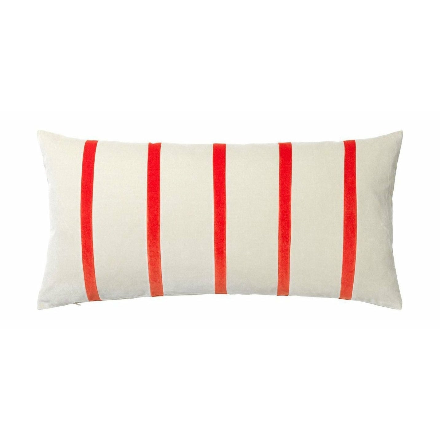 Almohada de terciopelo de Christina Lundsteen Pippa, salvia/tomate