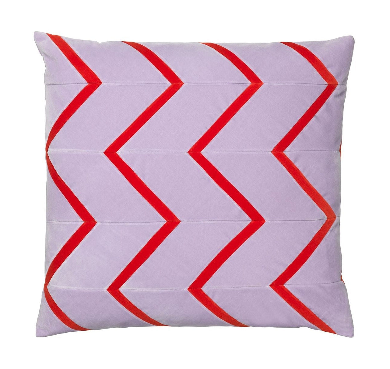 Christina Lundsteen Sadie Cushion 55x55 cm, lavande / tomate