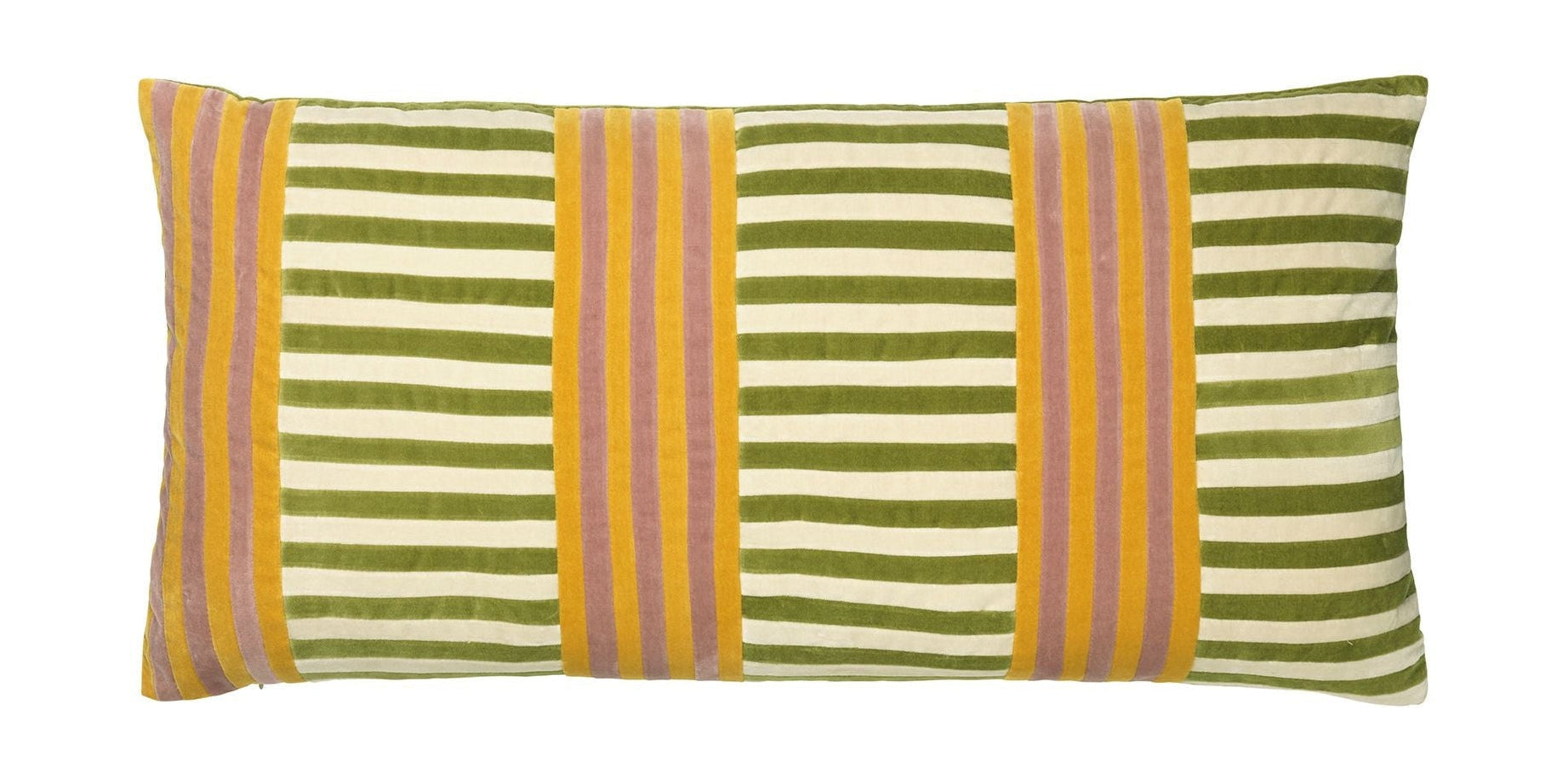 Christina Lundsteen Vida Cushion 40x80 cm, hojas/blancos polvorientos