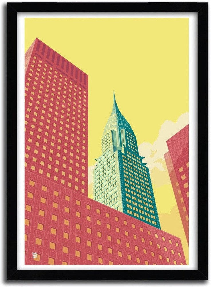 [product_category]-Chrysler building York by Remko Heemskerk-Magenta Raspberry-1