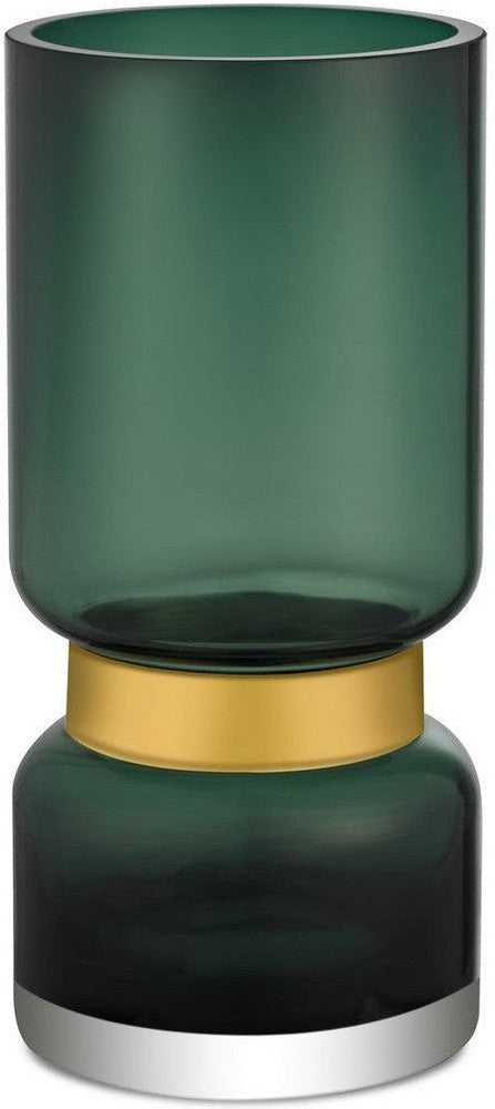 [product_category]-Classic Design vase made to perfection, green Glass TRIER 26 GE-Harlequin Poplar-TRI28GE-1