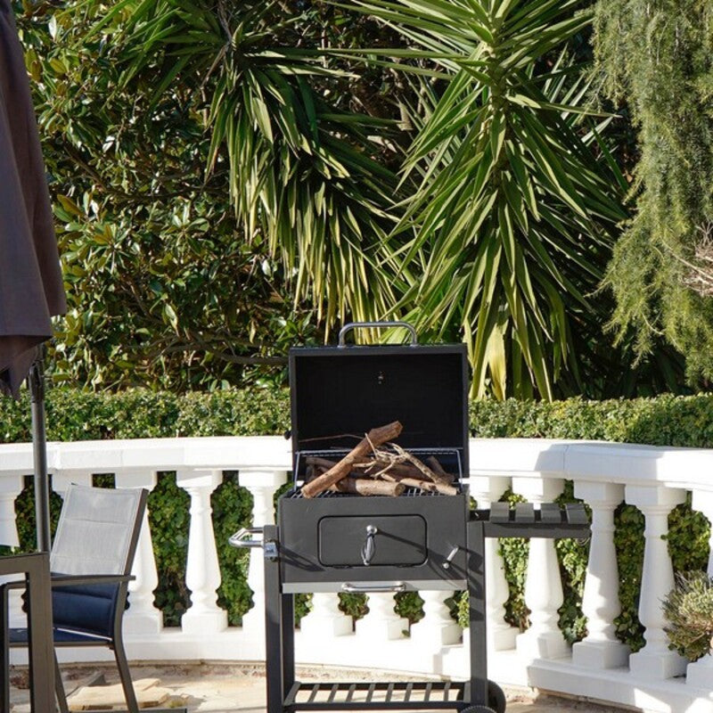[product_category]-Coal Barbecue with Cover and Wheels DKD Home Decor Steel (140 x 60 x-Bigbuy-S3012919-17