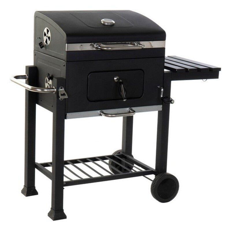 [product_category]-Coal Barbecue with Cover and Wheels DKD Home Decor Steel (140 x 60 x-Bigbuy-S3012919-2
