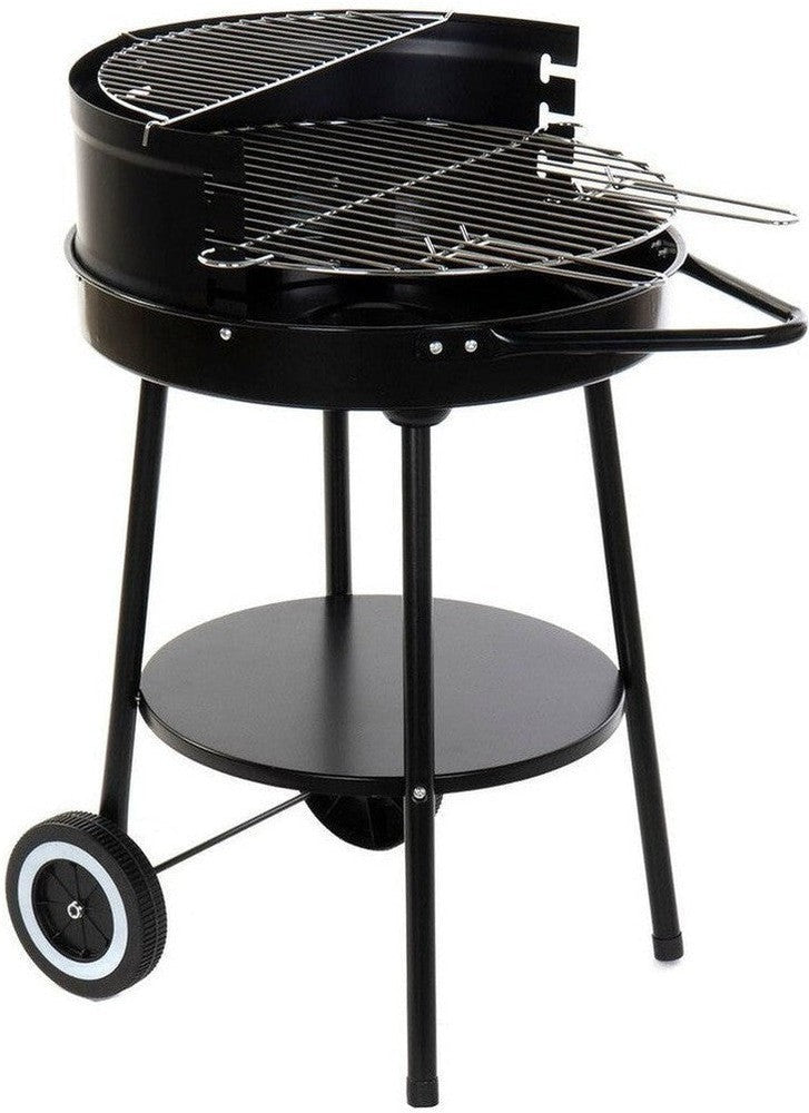 [product_category]-Coal Barbecue with Wheels DKD Home Decor Metal (59 x 49 x 82 cm)-Bigbuy-S3011874-1