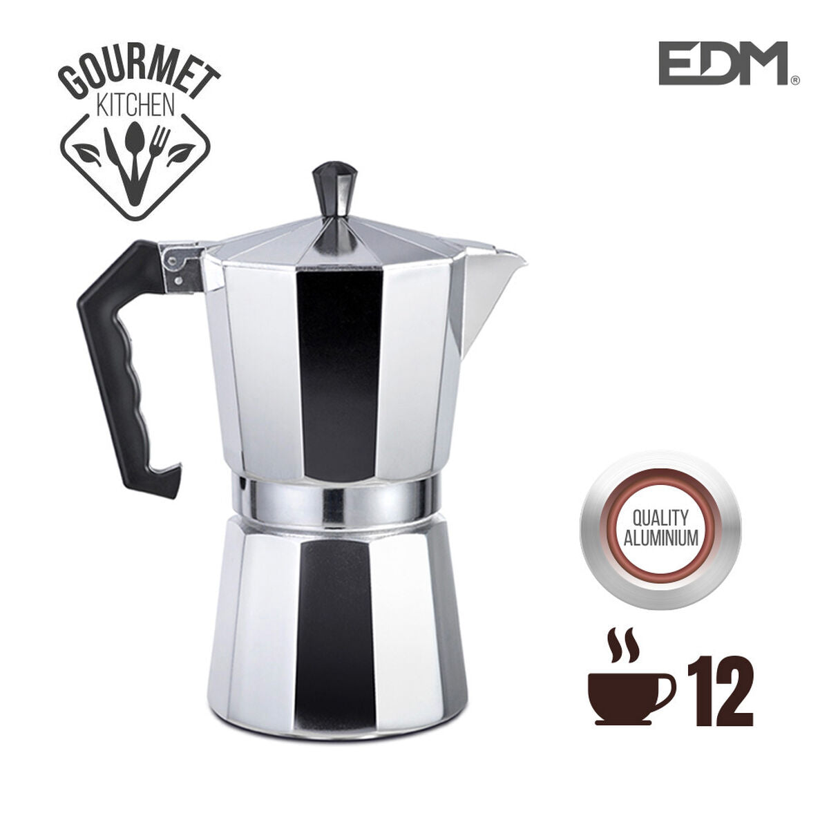 [product_category]-Coffee-maker EDM Multicolour Aluminium (Coffee-maker)-Bigbuy-S7901073-3