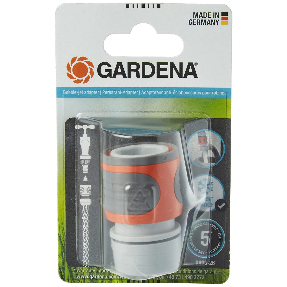 [product_category]-Connector Gardena Bubble-Jet Tap Diffuser Threaded 1 Piece-Gardena-S7909623-4