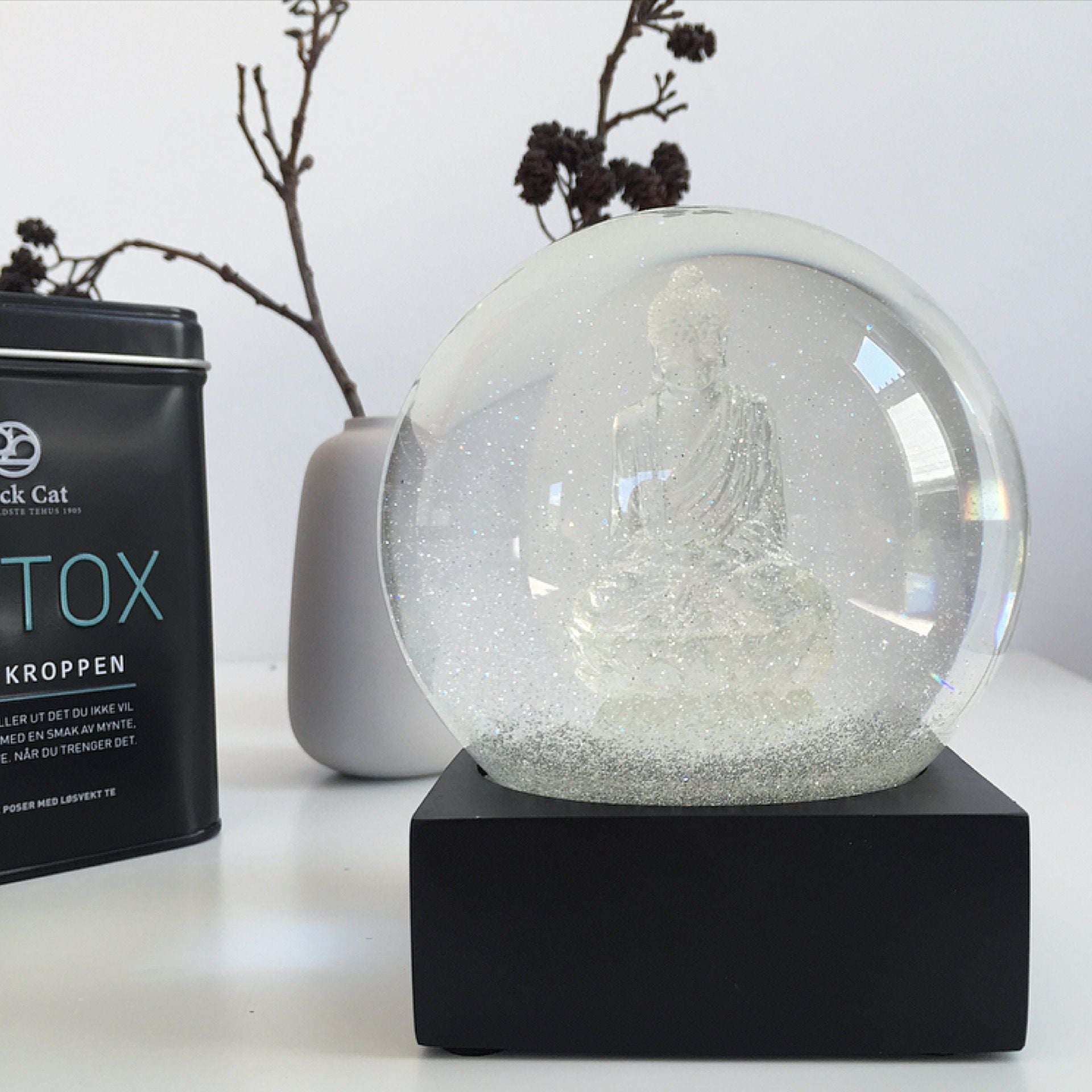 Cool Snow Globes Buddha Crystal