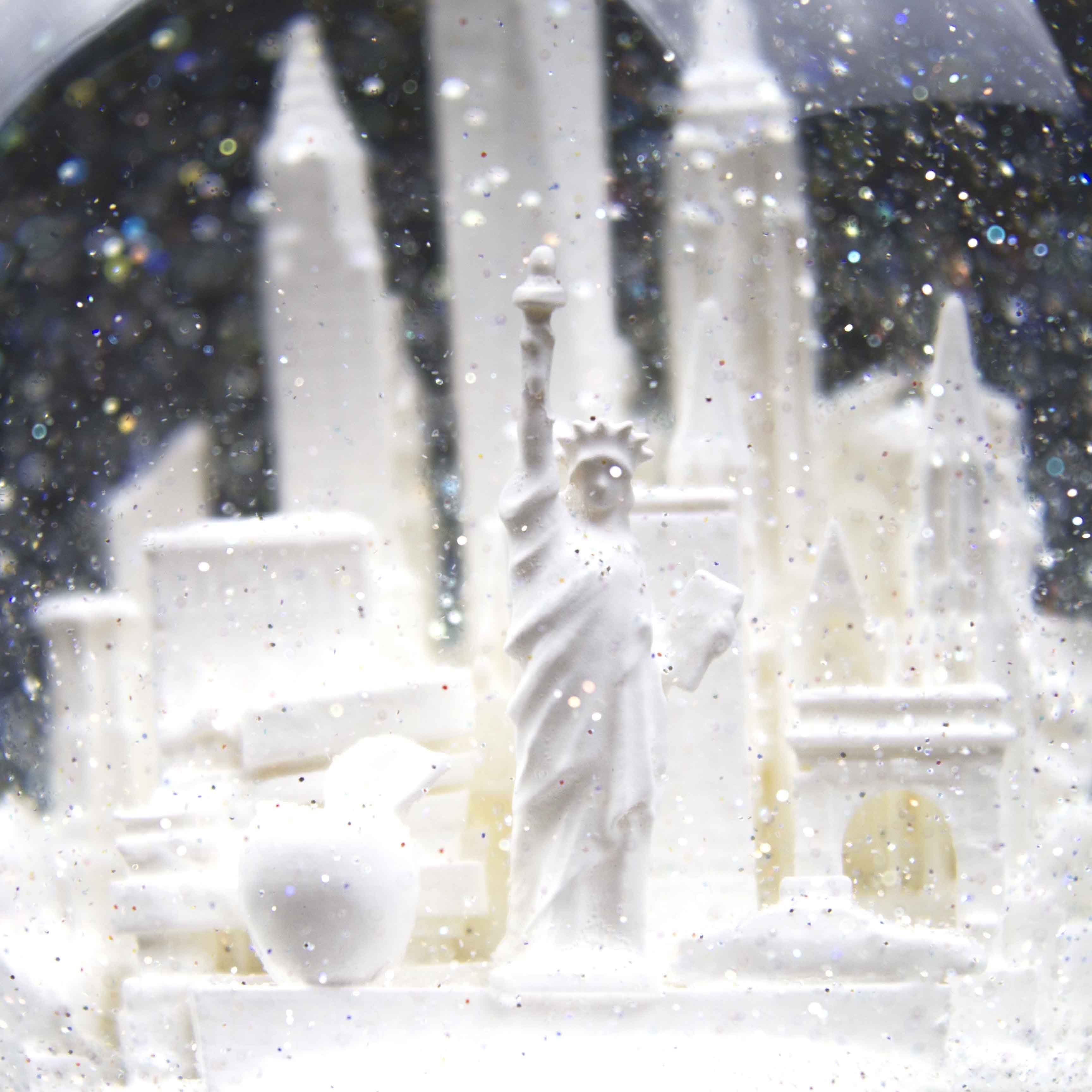 Cool Snow Globes NYC White