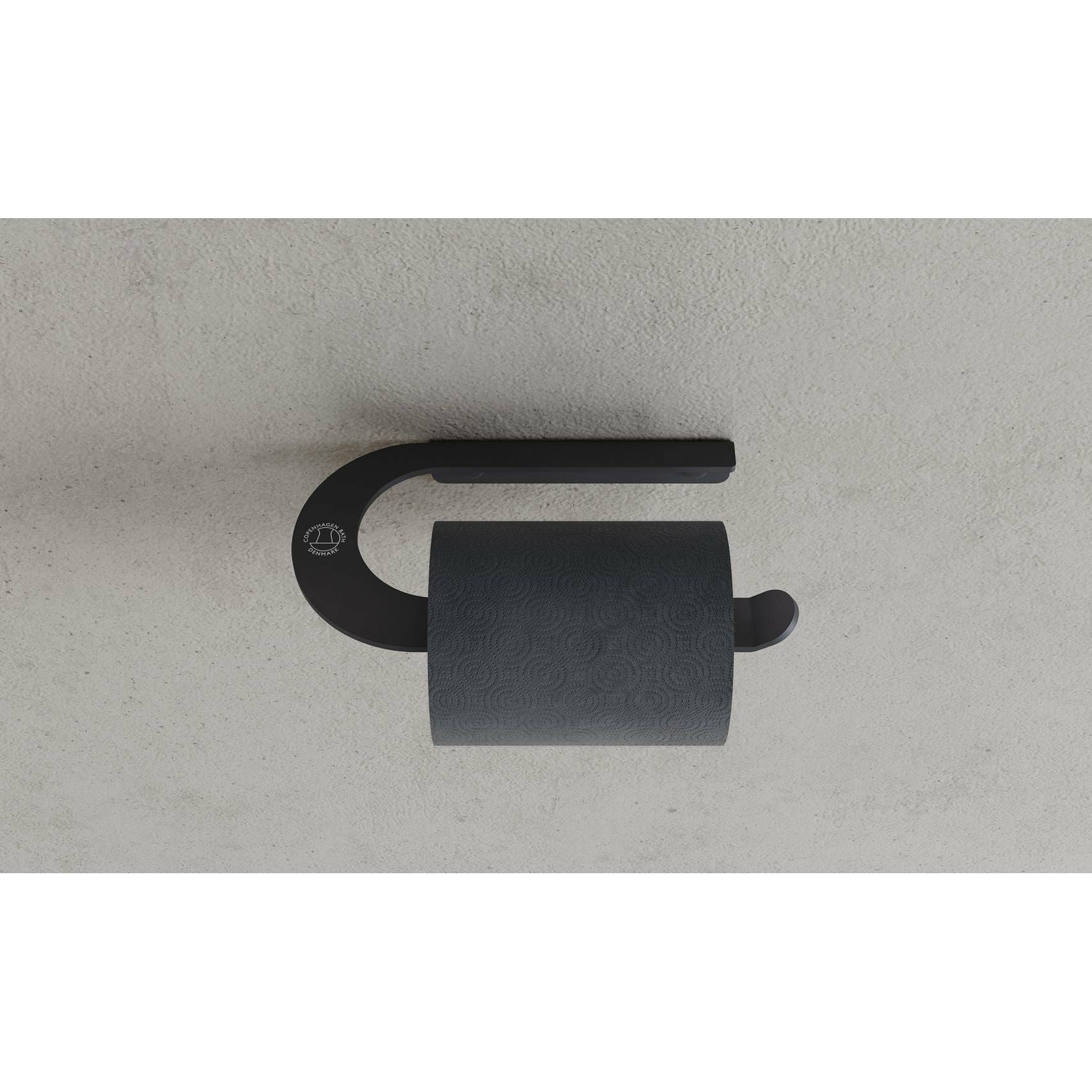 Copenhagen Bath Cb 100 Toilet Roll Holder, Mat Black