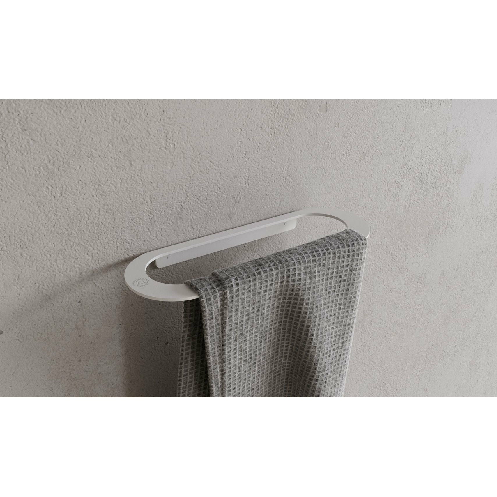 [product_category]-Copenhagen Bath Cb 100 Towel Holder L28 Cm, Mat White-Copenhagen Bath-5700400401081-40040108-COP-3