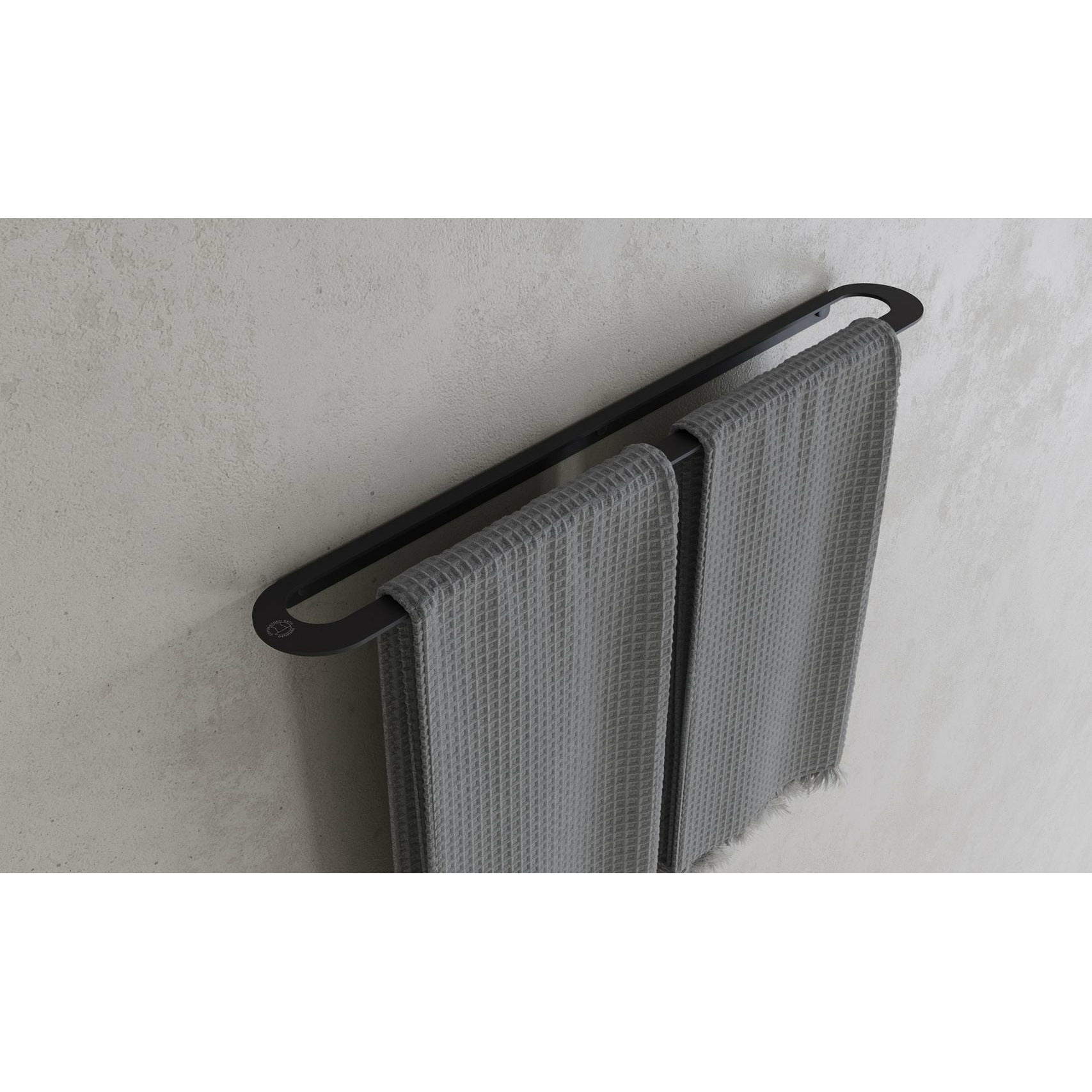 [product_category]-Copenhagen Bath Cb 100 Towel Holder L60 Cm, Mat Black-Copenhagen Bath-5700400401005-40040100-COP-3