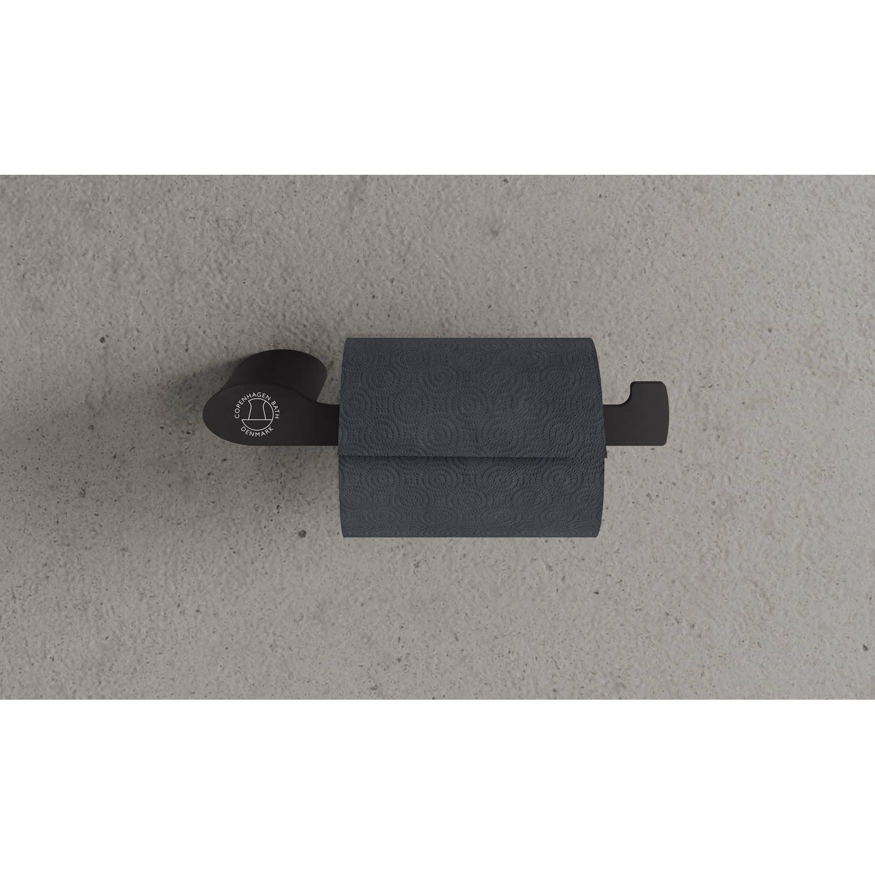 Copenhagen Bath Cb 200 Toilet Roll Holder, Mat Black