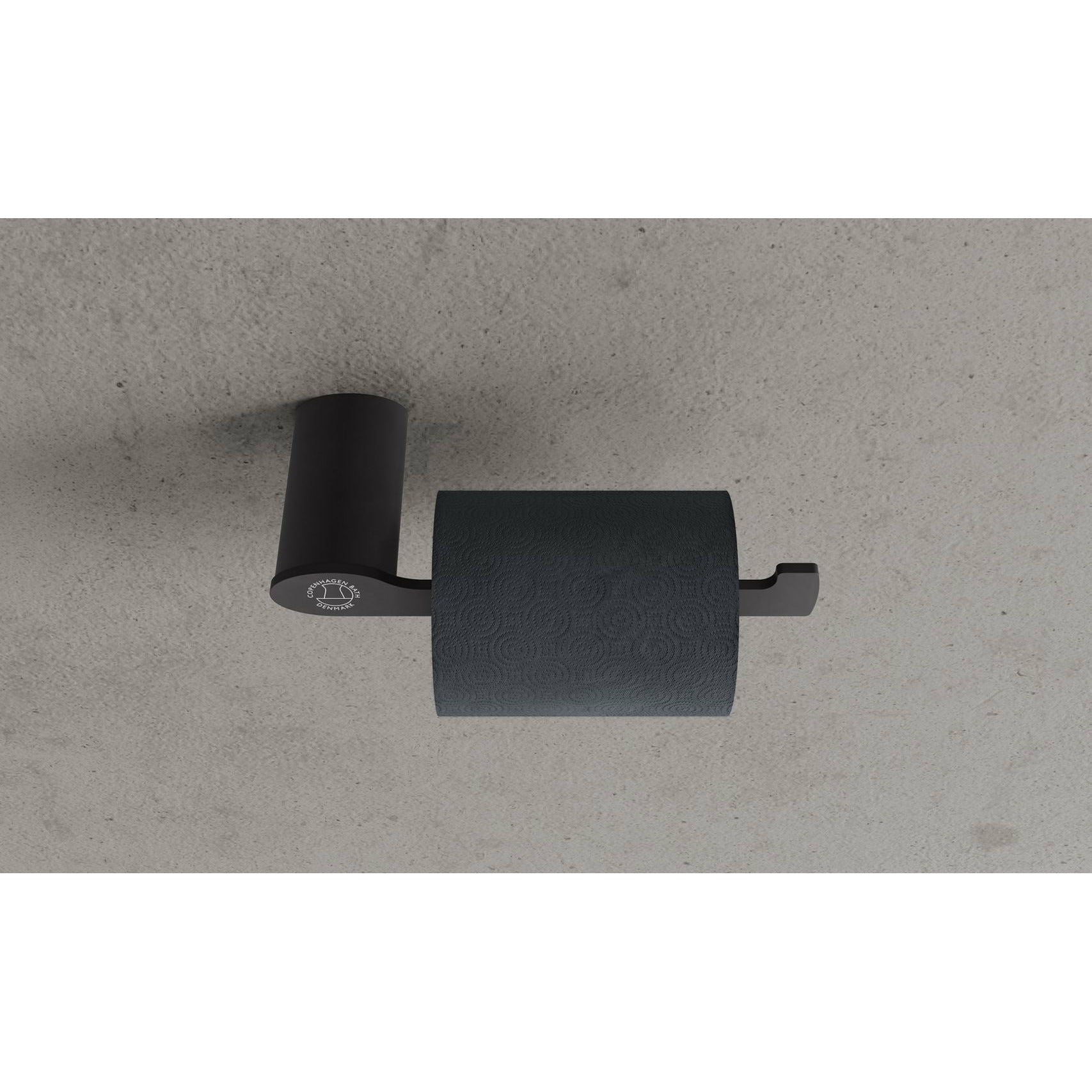 [product_category]-Copenhagen Bath Cb 200 Toilet Roll Holder, Mat Black-Copenhagen Bath-5700400401166-40040116-COP-3