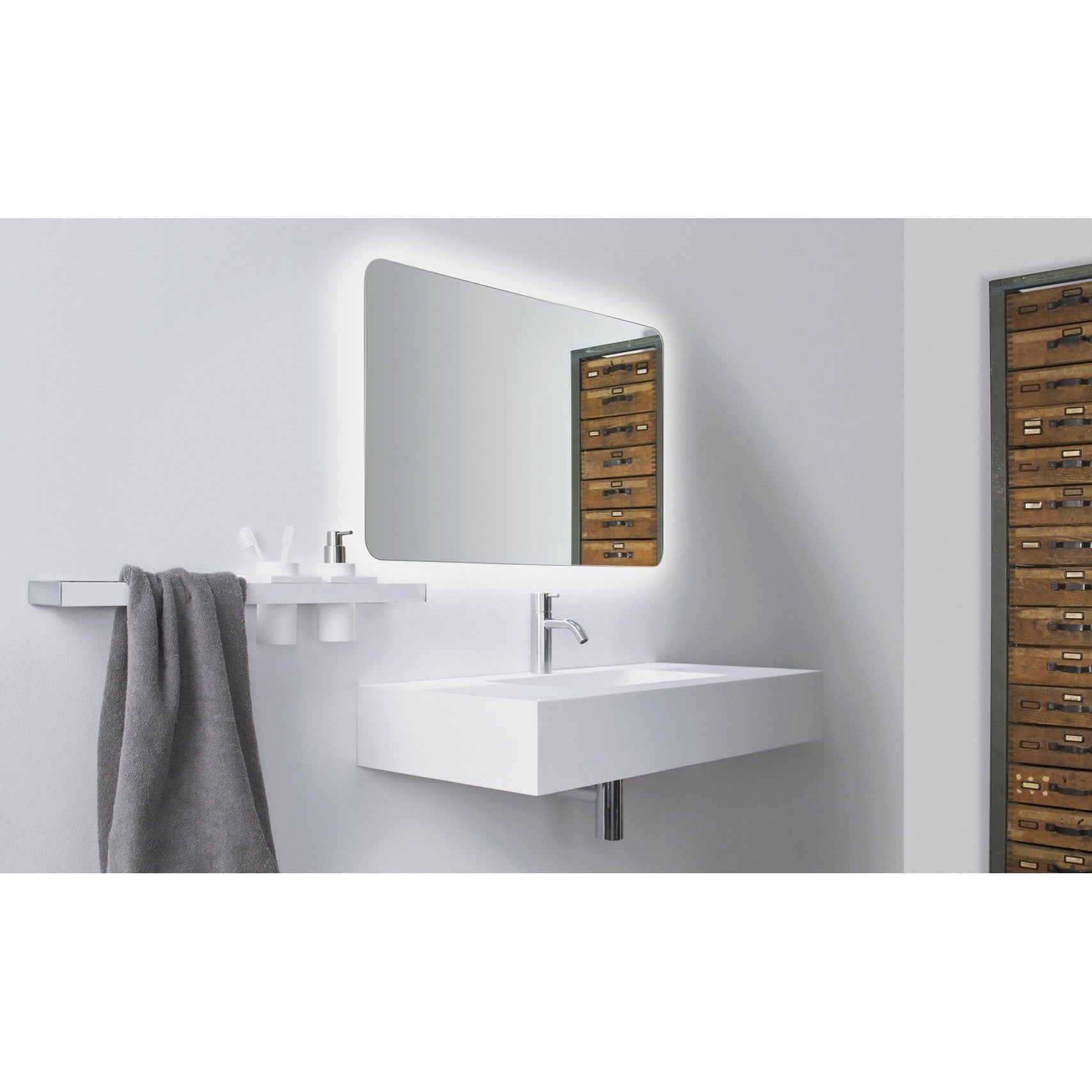 Cuenca de lavado de Copenhague Bath Blind, L60 cm