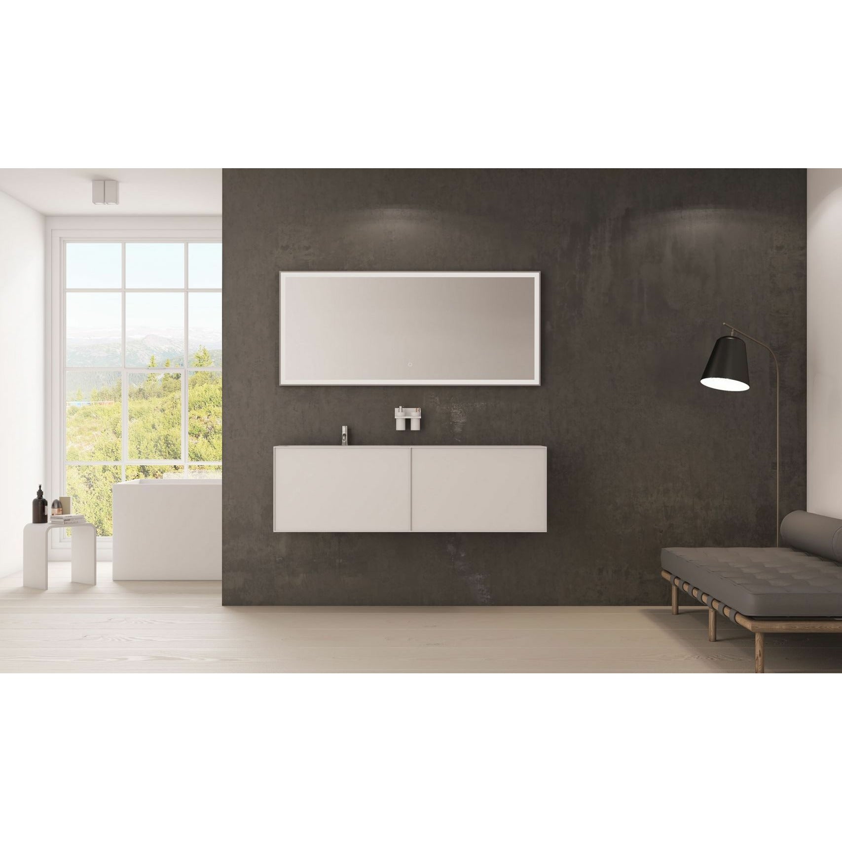 [product_category]-Copenhagen Bath Nexø Cabinet With Left Wash, L160 Cm-Copenhagen Bath-5700300101142-30010114-COP-3