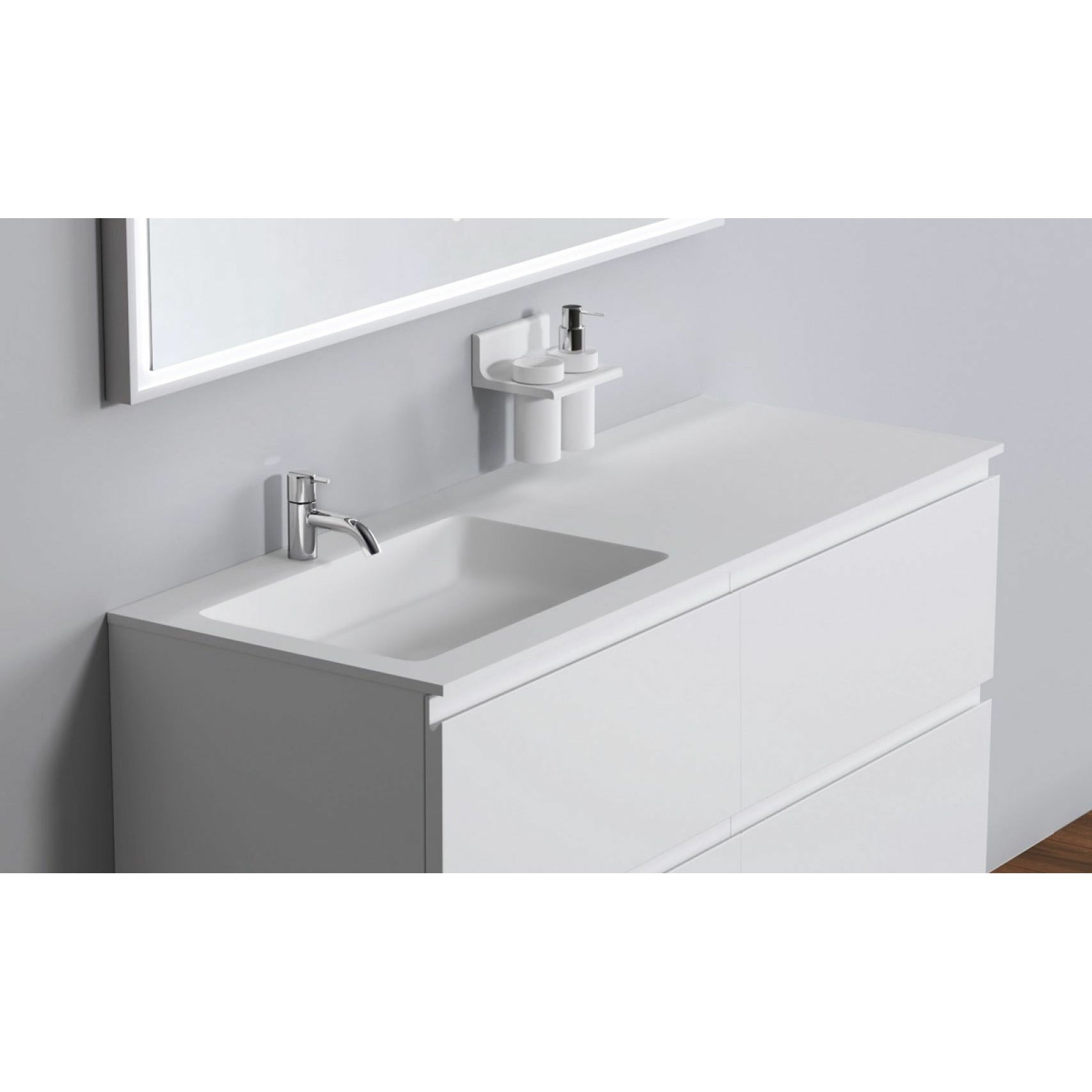 [product_category]-Copenhagen Bath Romsø Left Wash Basin, L120 Cm-Copenhagen Bath-5700300400672-30040067-COP-3