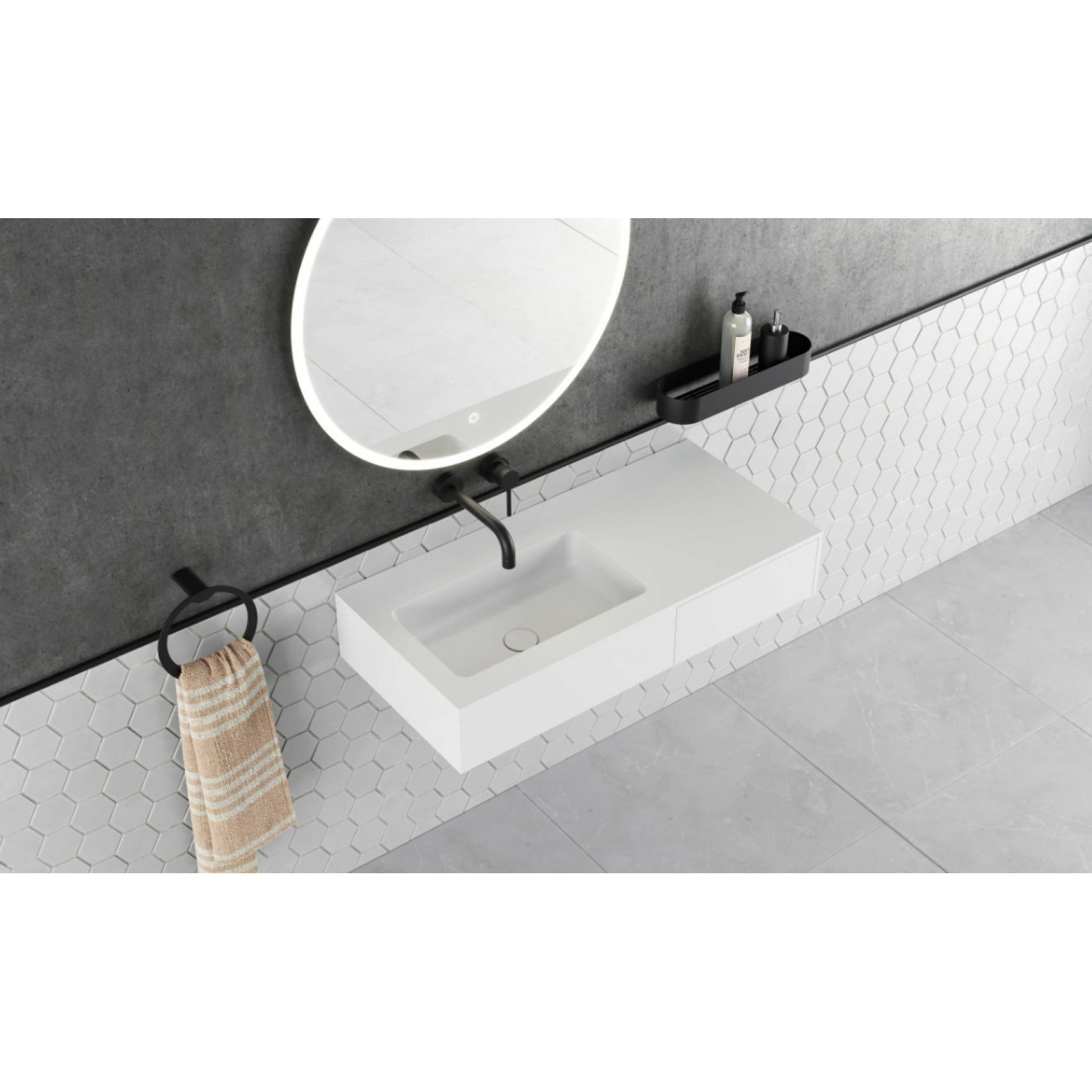 [product_category]-Copenhagen Bath Siø Left Wash Basin-Copenhagen Bath-5700400101035-40010103-COP-4