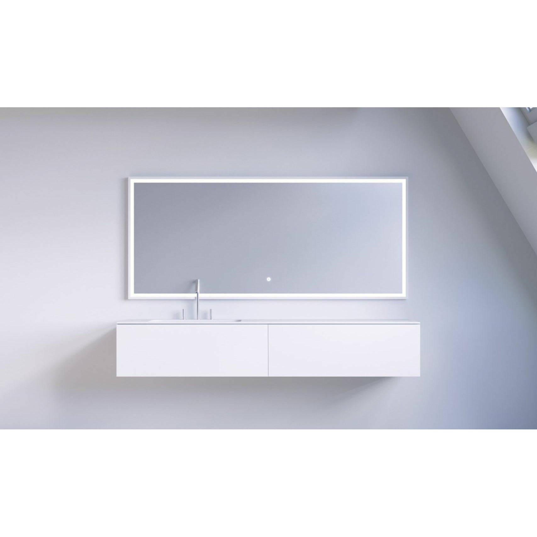 Copenhagen Bath Sq2 Cabinet With Left Sink, L160 Cm