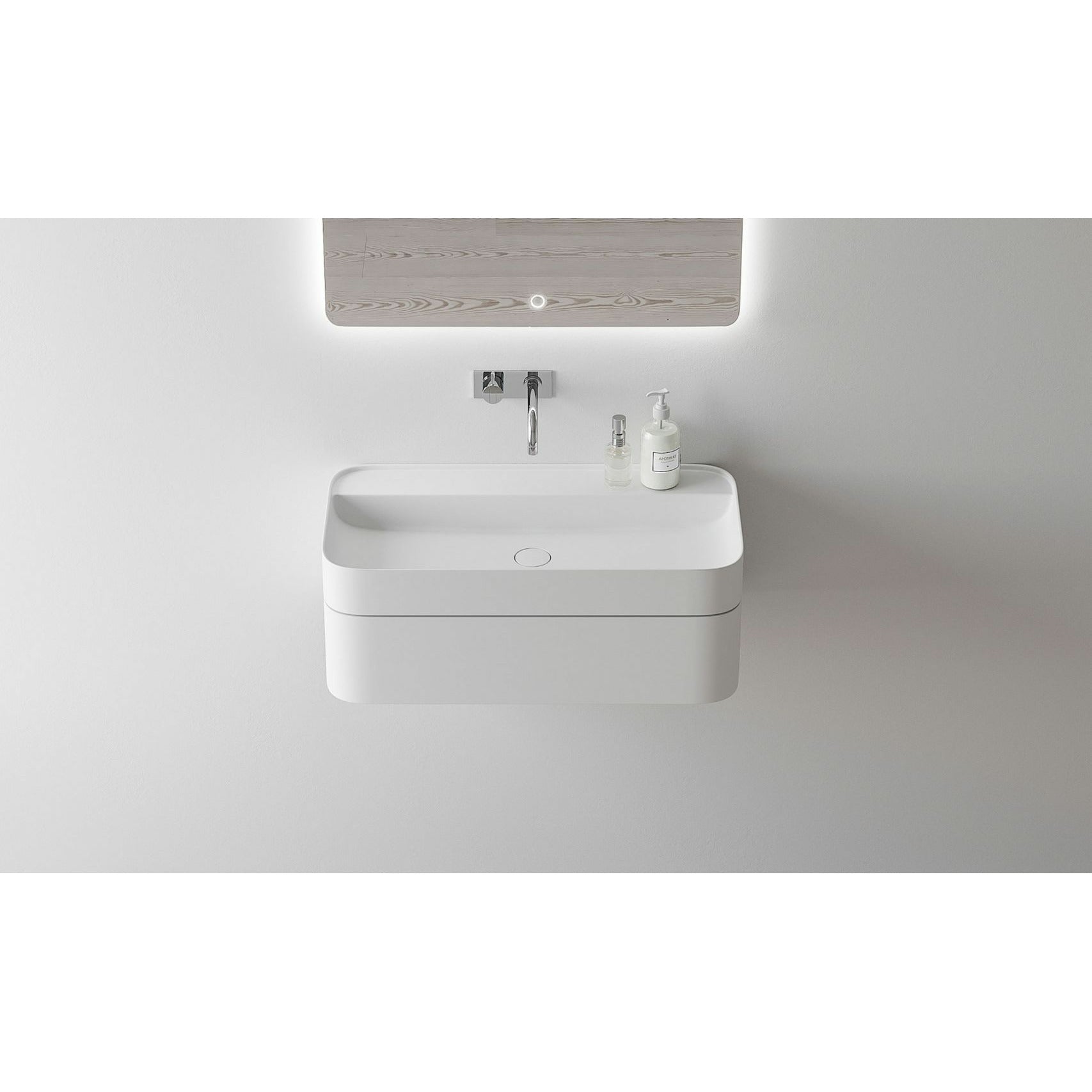 Københavns bad Yuno CA Wash Basin, L80 cm