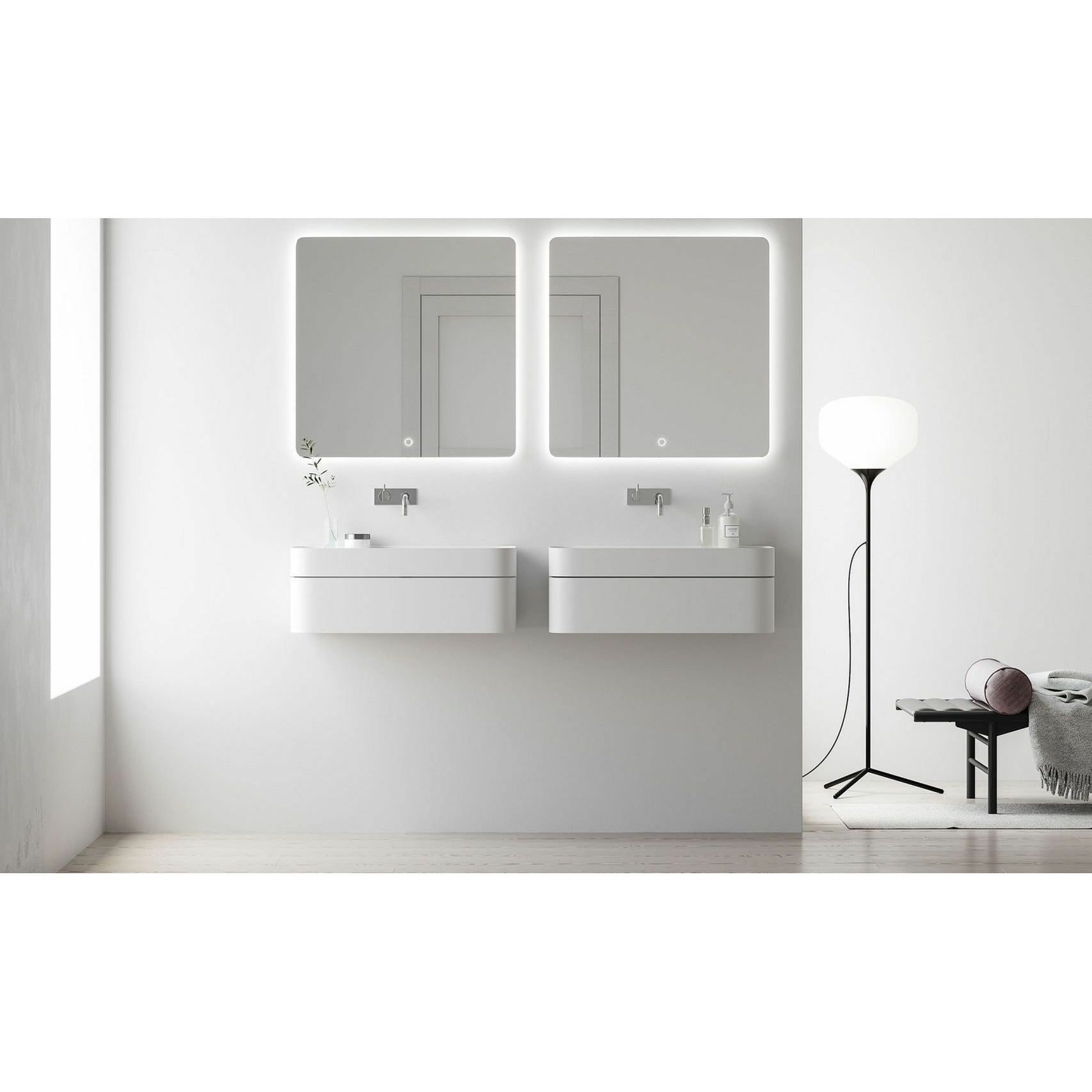 Copenhague Bath Yuno CA Wash Basin, L80 cm