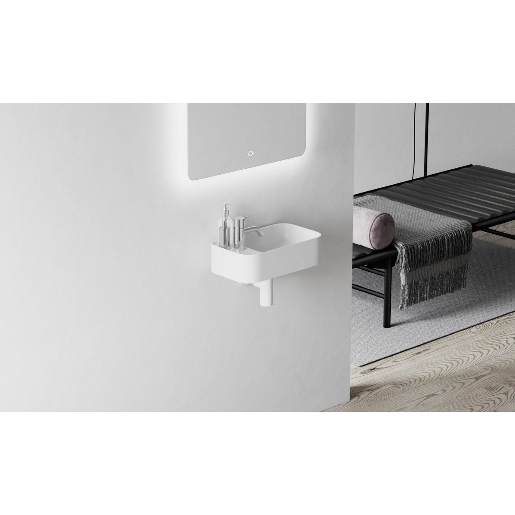 Copenhague Bath Yuno LR Wash Basin, L41 cm