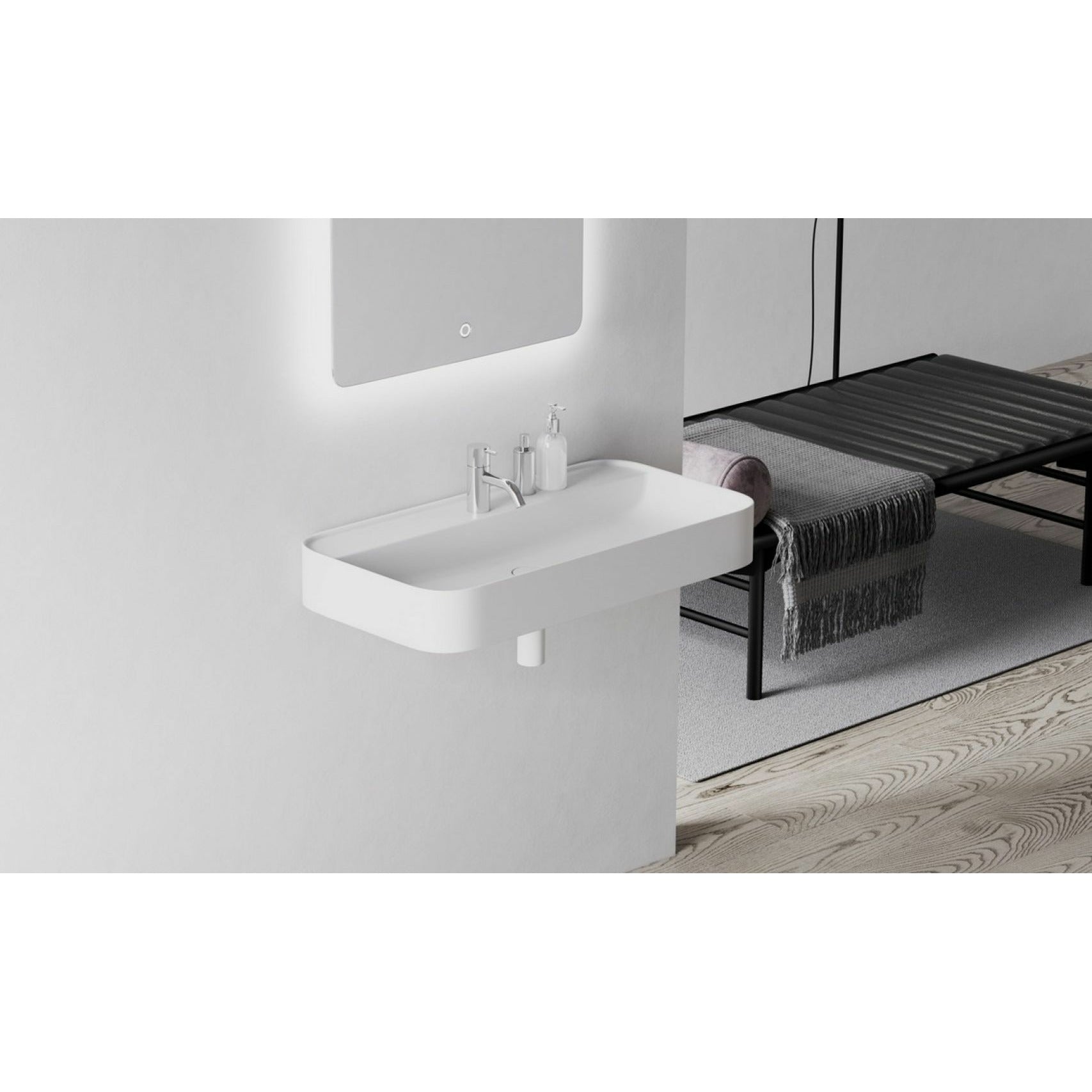 Copenhagen Bath Yuno Wa Wash Basin, L80 Cm