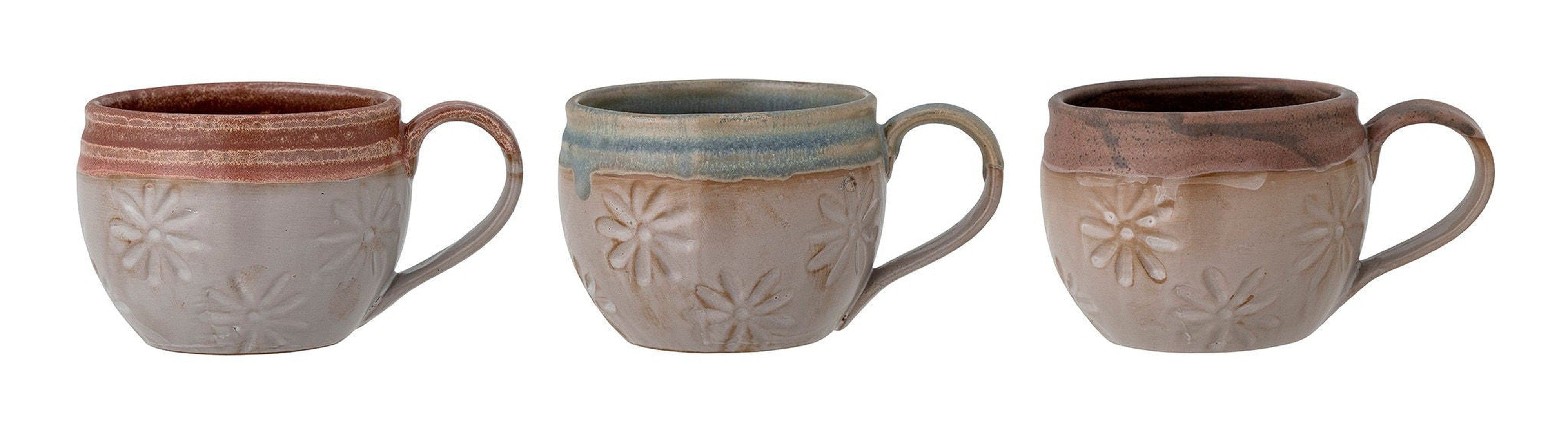 Coleção criativa Aster caneca, marrom, grés