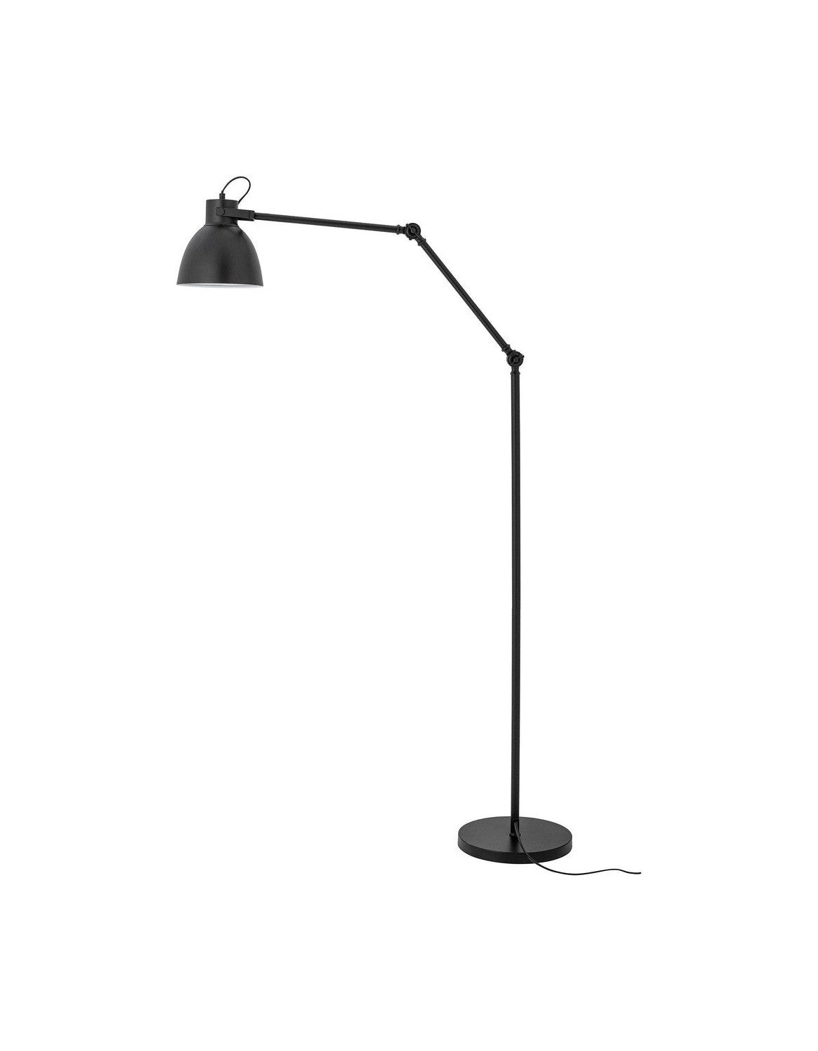 Kreative Kollektion Barca Stehlampe, Schwarz, Metall