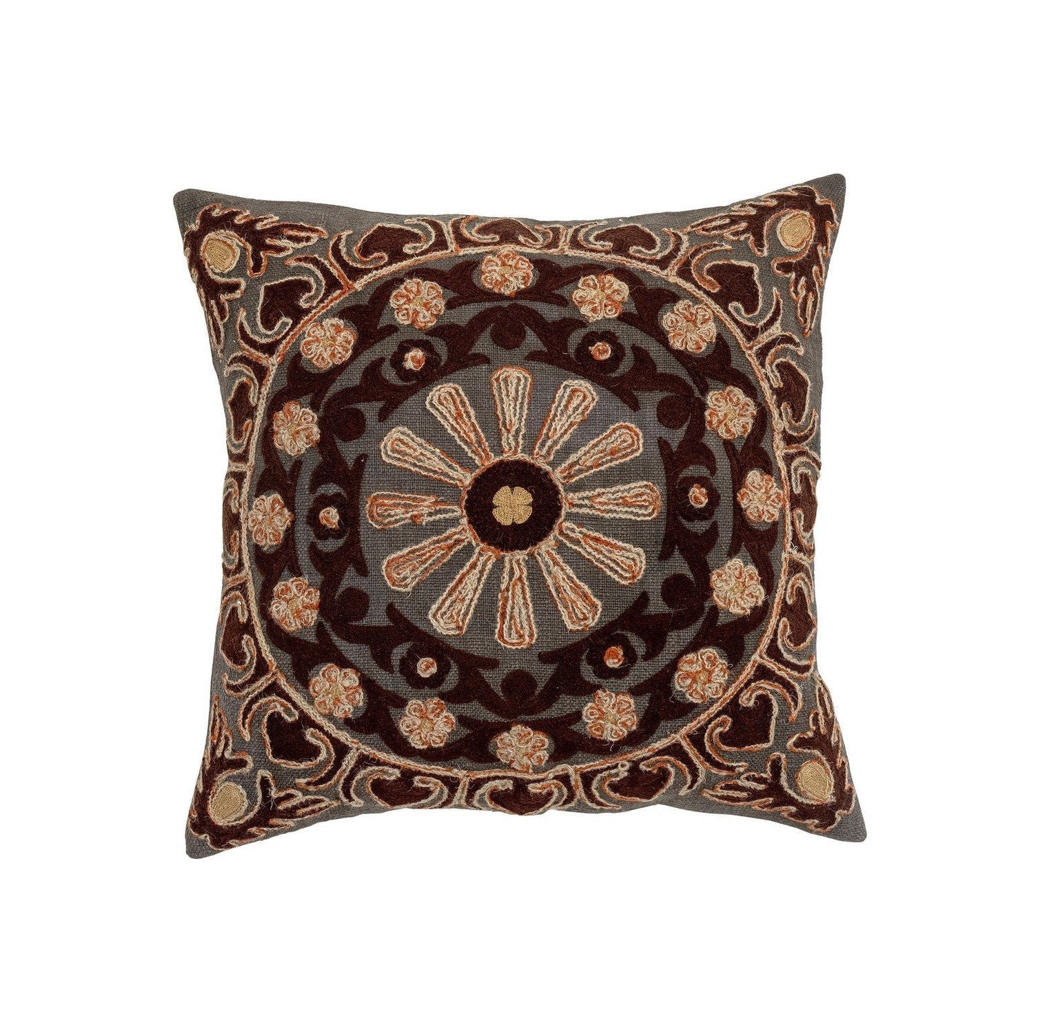 Kreativ samling Chinon Pushion, Brown, Cotton