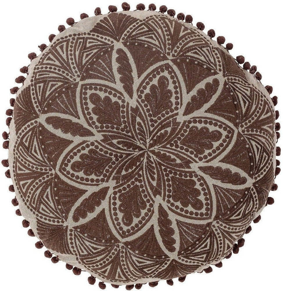 [product_category]-Creative Collection Cizzy Cushion, Brown, Cotton-Creative Collection-5711173279821-82055365-BLO-1