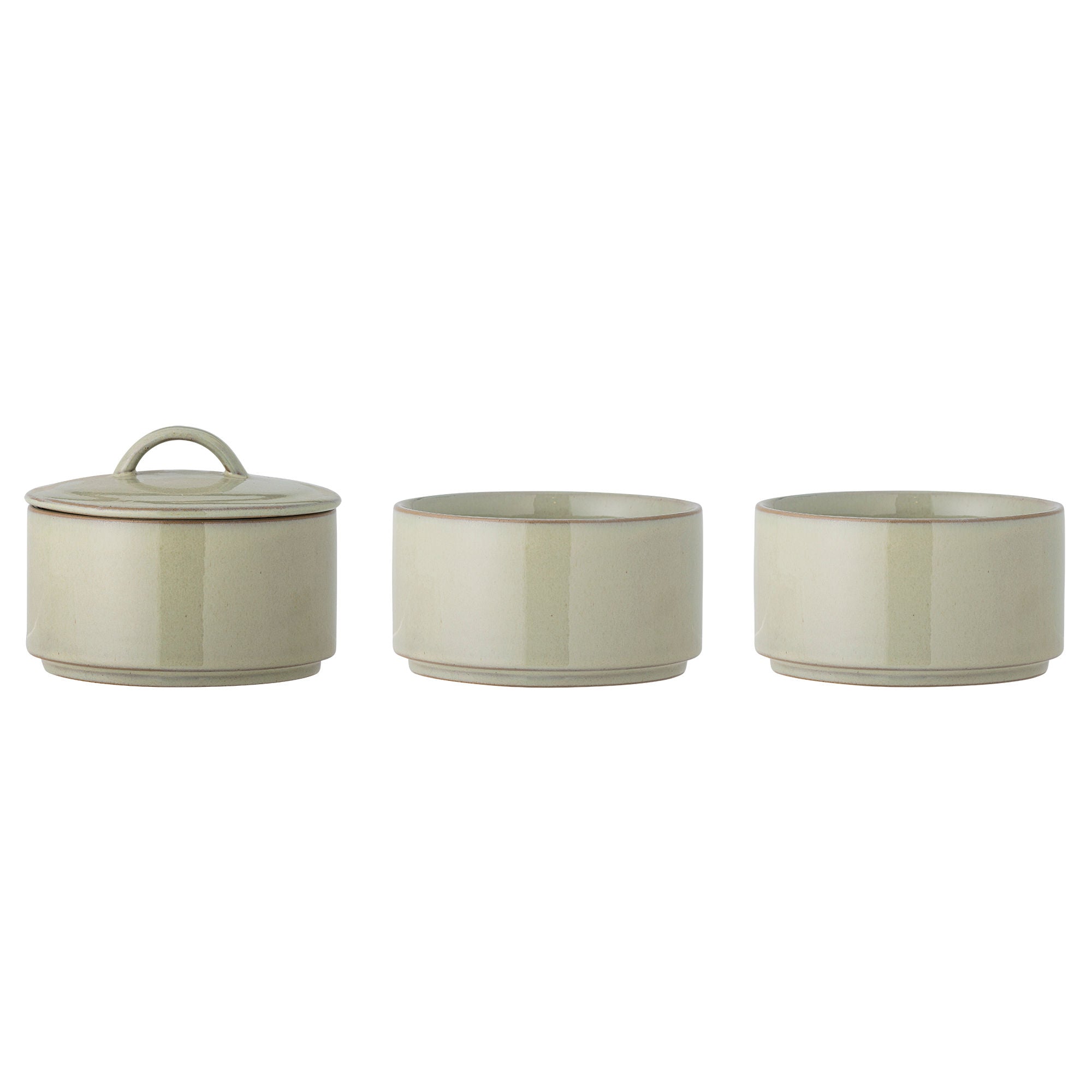 [product_category]-Creative Collection Ebba Jar w/Lid, Green, Stoneware-Creative Collection-5711173330942-82061417-BLO-2