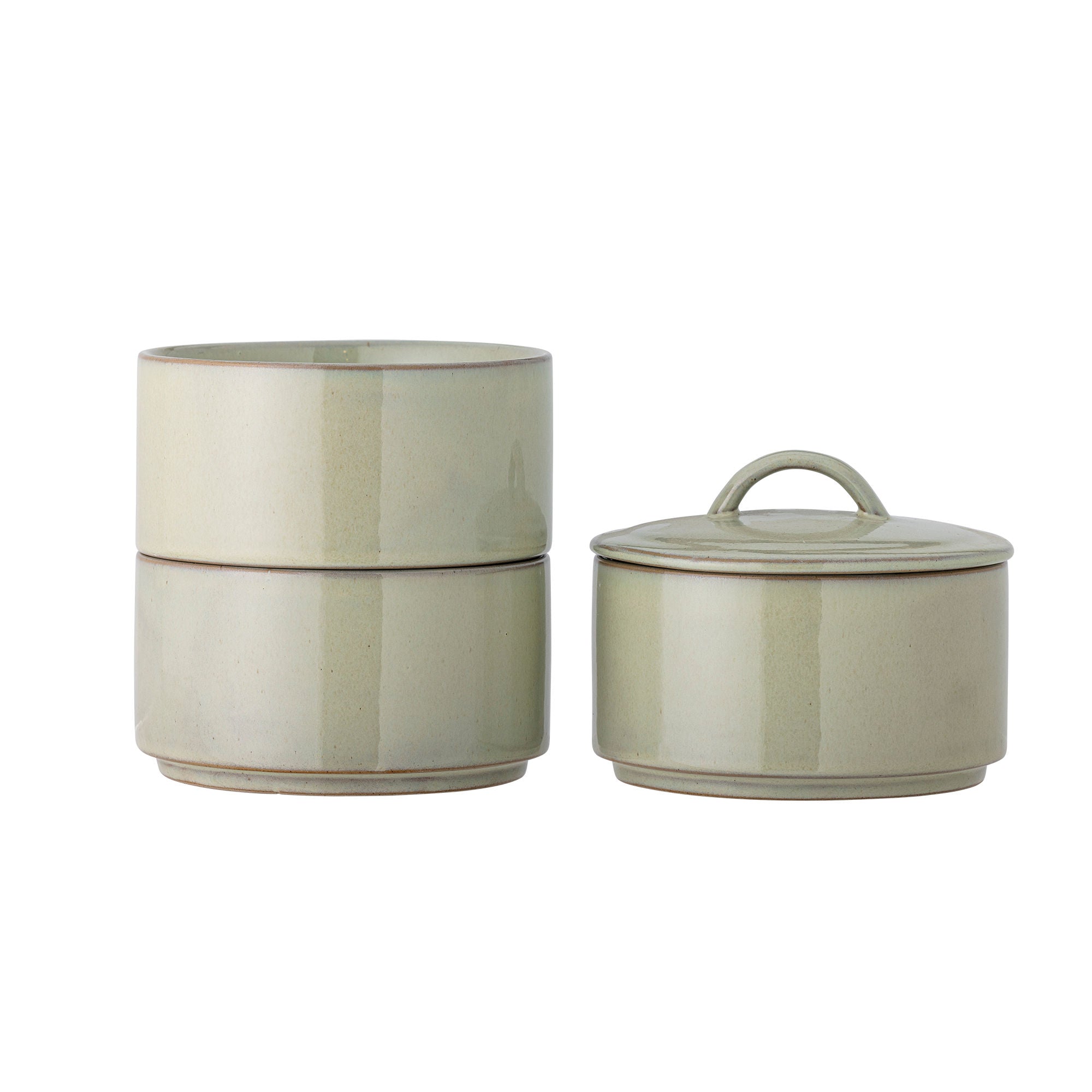 [product_category]-Creative Collection Ebba Jar w/Lid, Green, Stoneware-Creative Collection-5711173330942-82061417-BLO-3