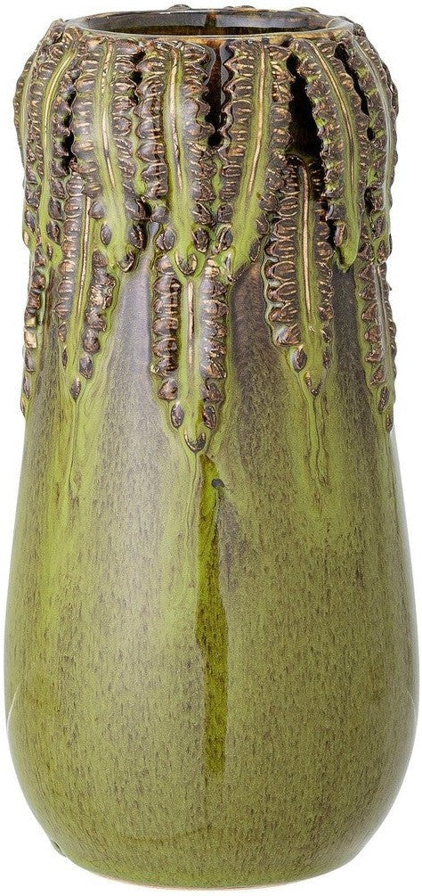 [product_category]-Creative Collection Eloi Vase, Green, Stoneware-Creative Collection-5711173269129-82052438-BLO-1