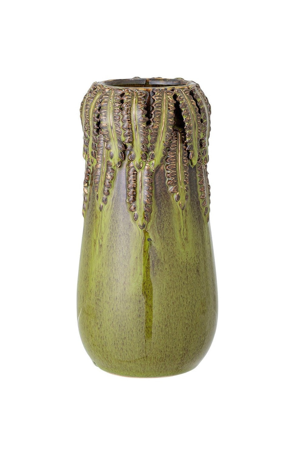 Creatieve collectie Eloi Vase, Green, steengoed