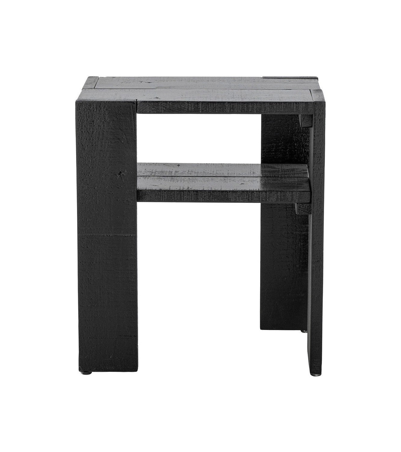 Kreative Kollektion Emillio Side Table, Schwarz, Kiefer