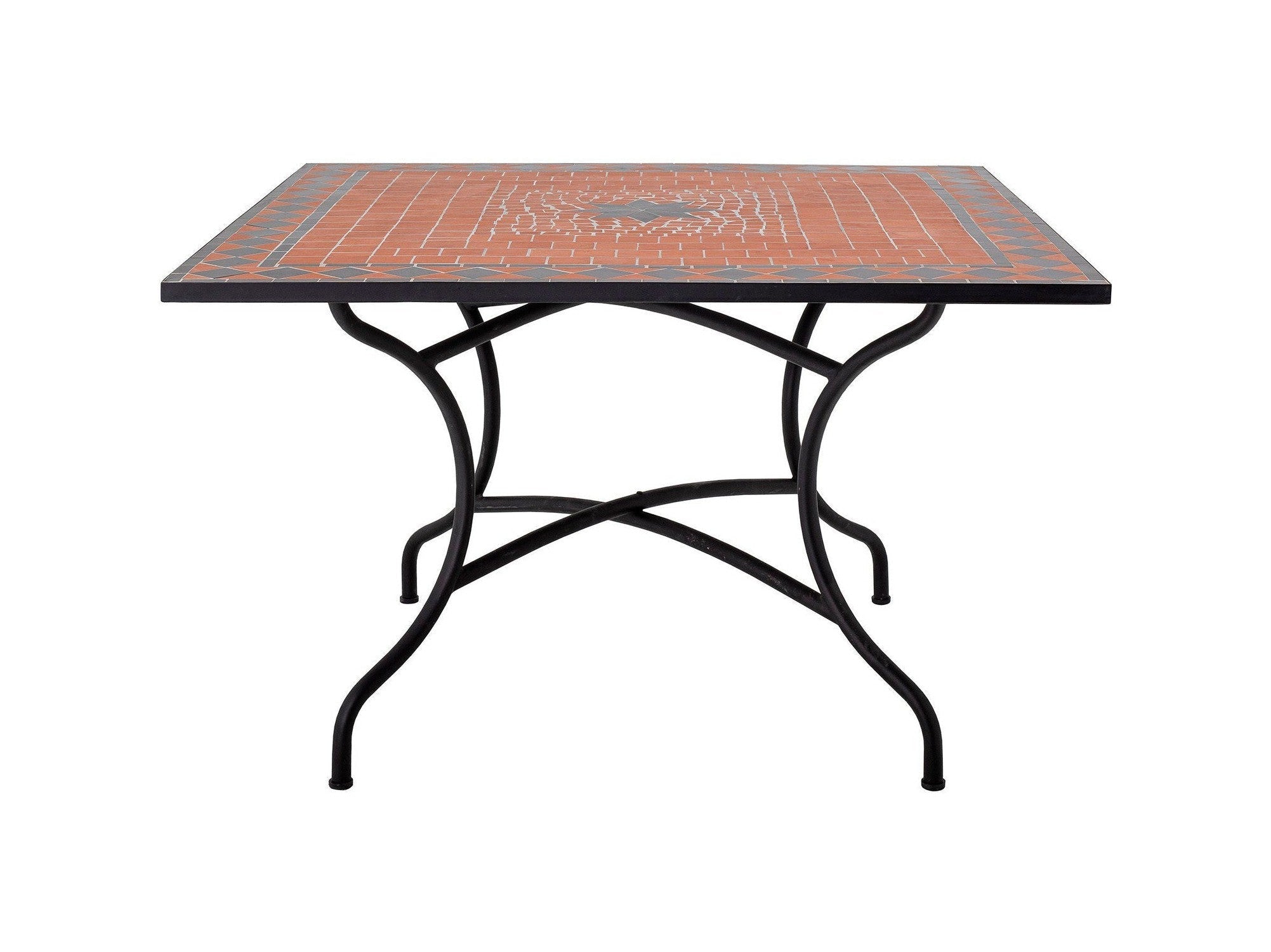 Collection créative Hellen Dining Table, rouge, pierre