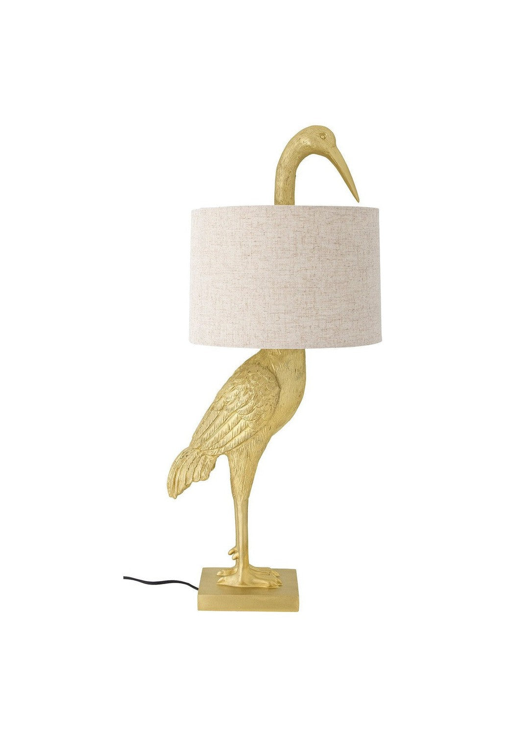 Lampe de table Heron Collection créative, or, polyresin