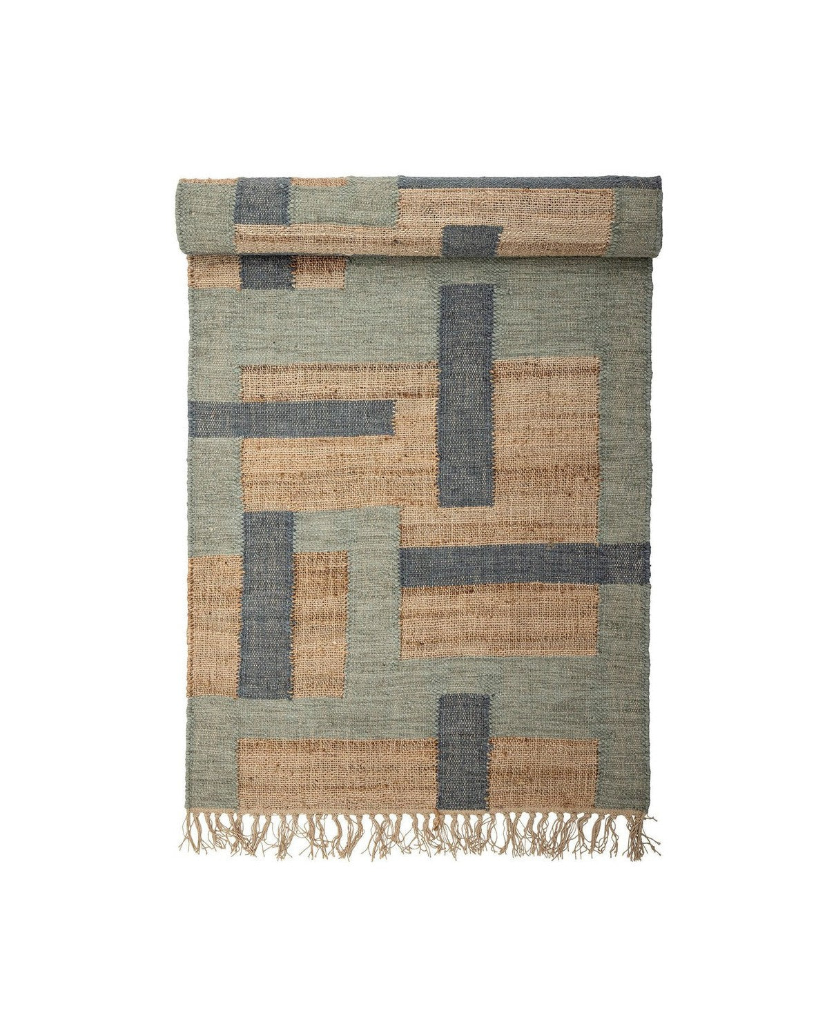 Creative Collection Honiton Rug, Green, Ull