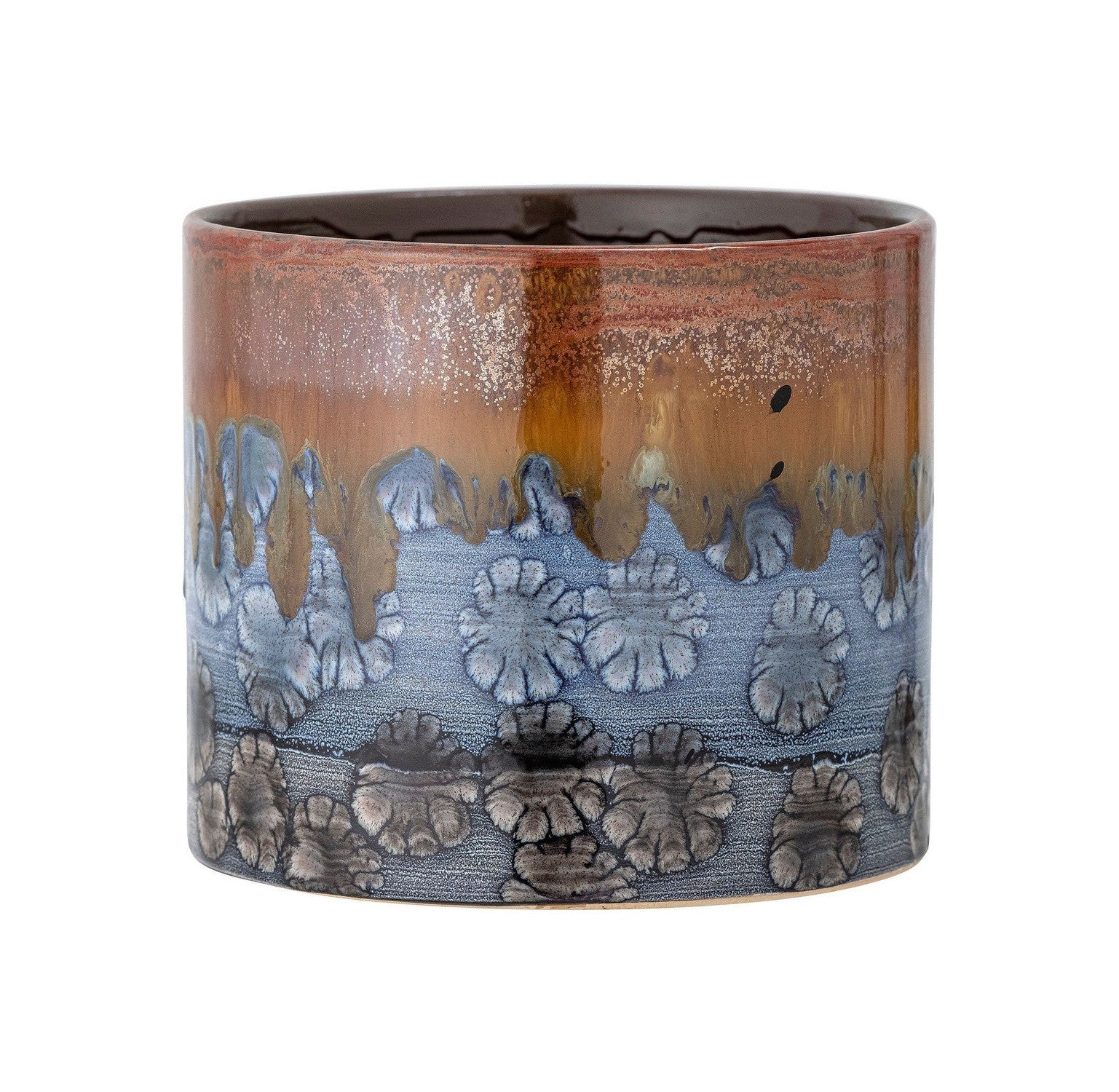 Creative Collection ina Flowerpot, Blue, Stoneware